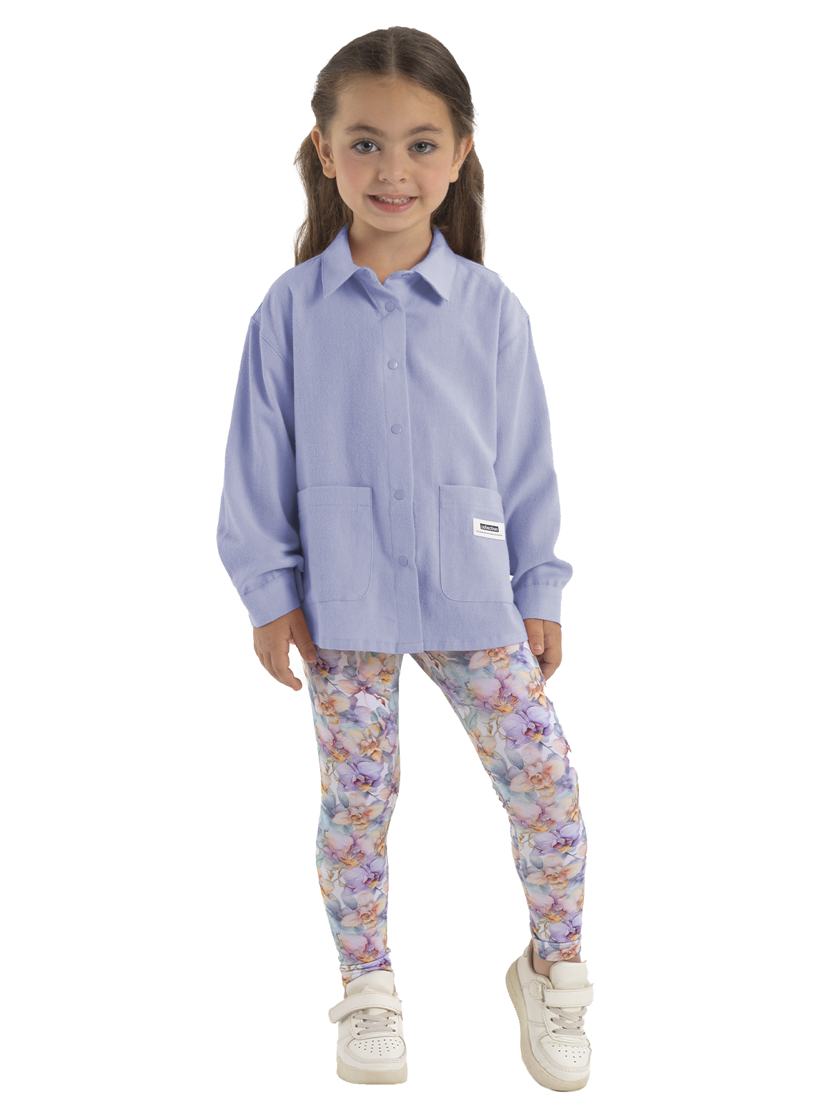 Блузка для девочки О56797 (сиреневый)