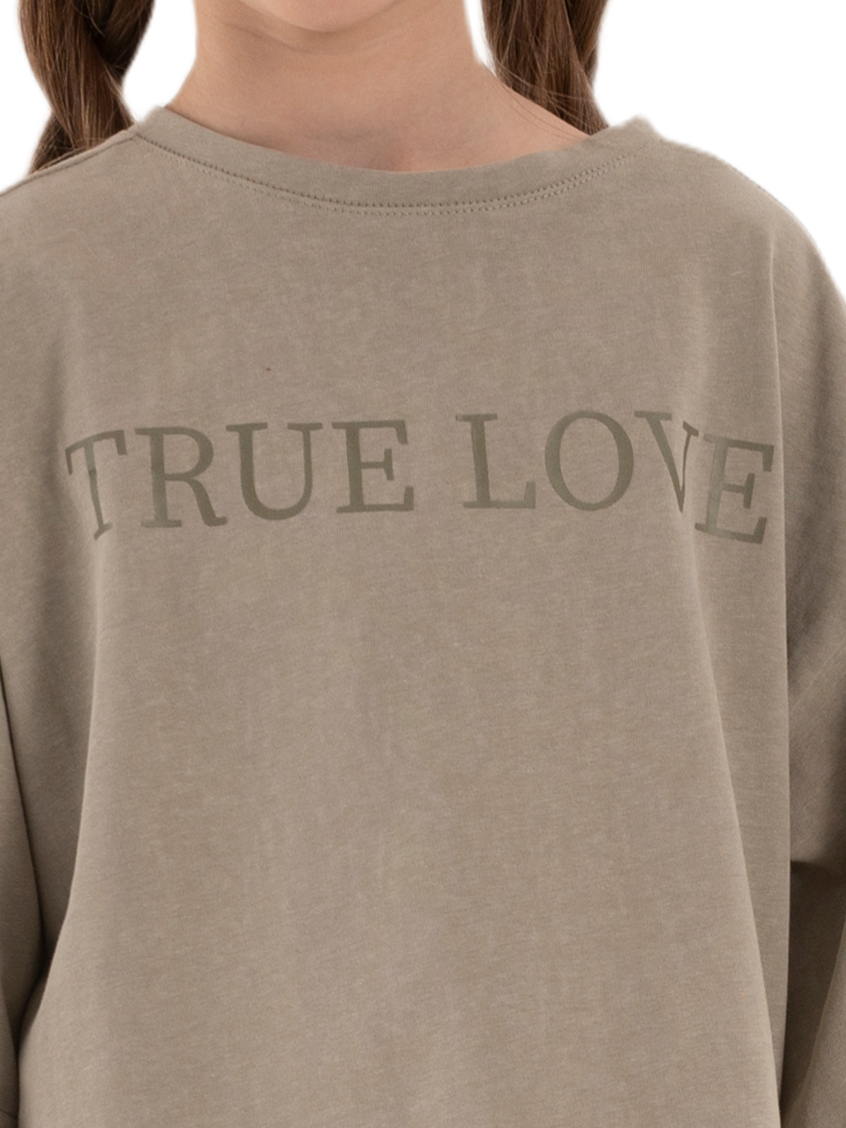 Джемпер для девочки О67078 (хаки)