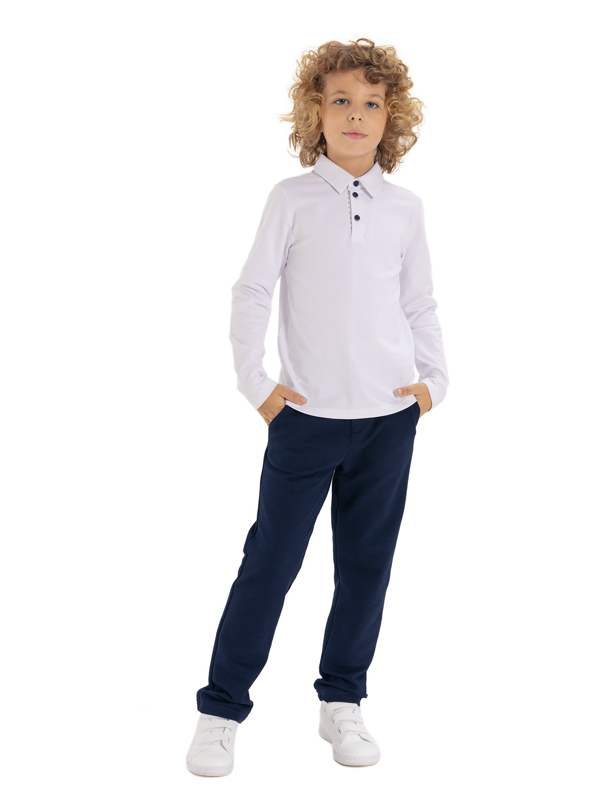 Джемпер для мальчика О13904 (белый)