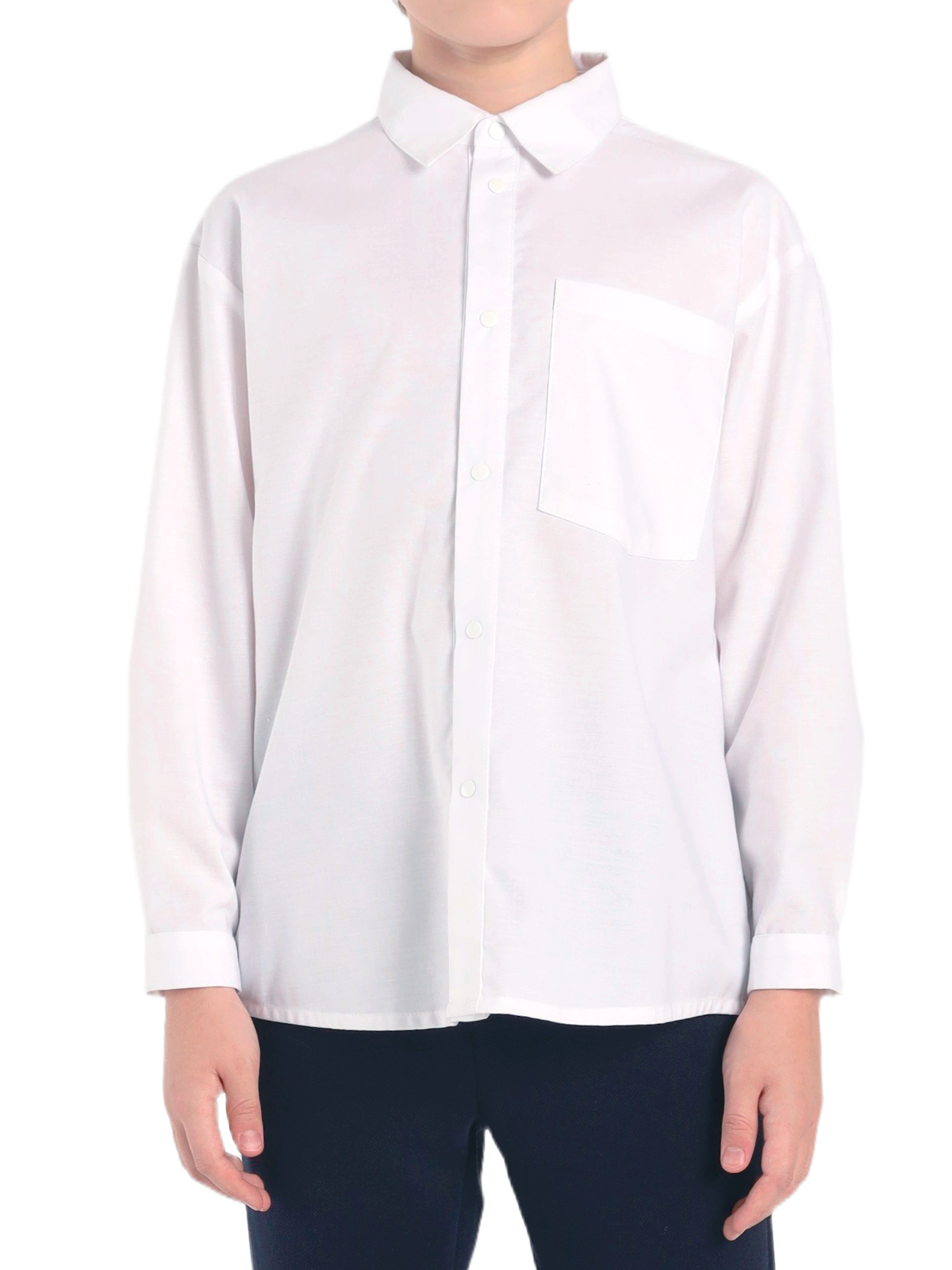 Верхняя сорочка для мальчика О17065 (белый)