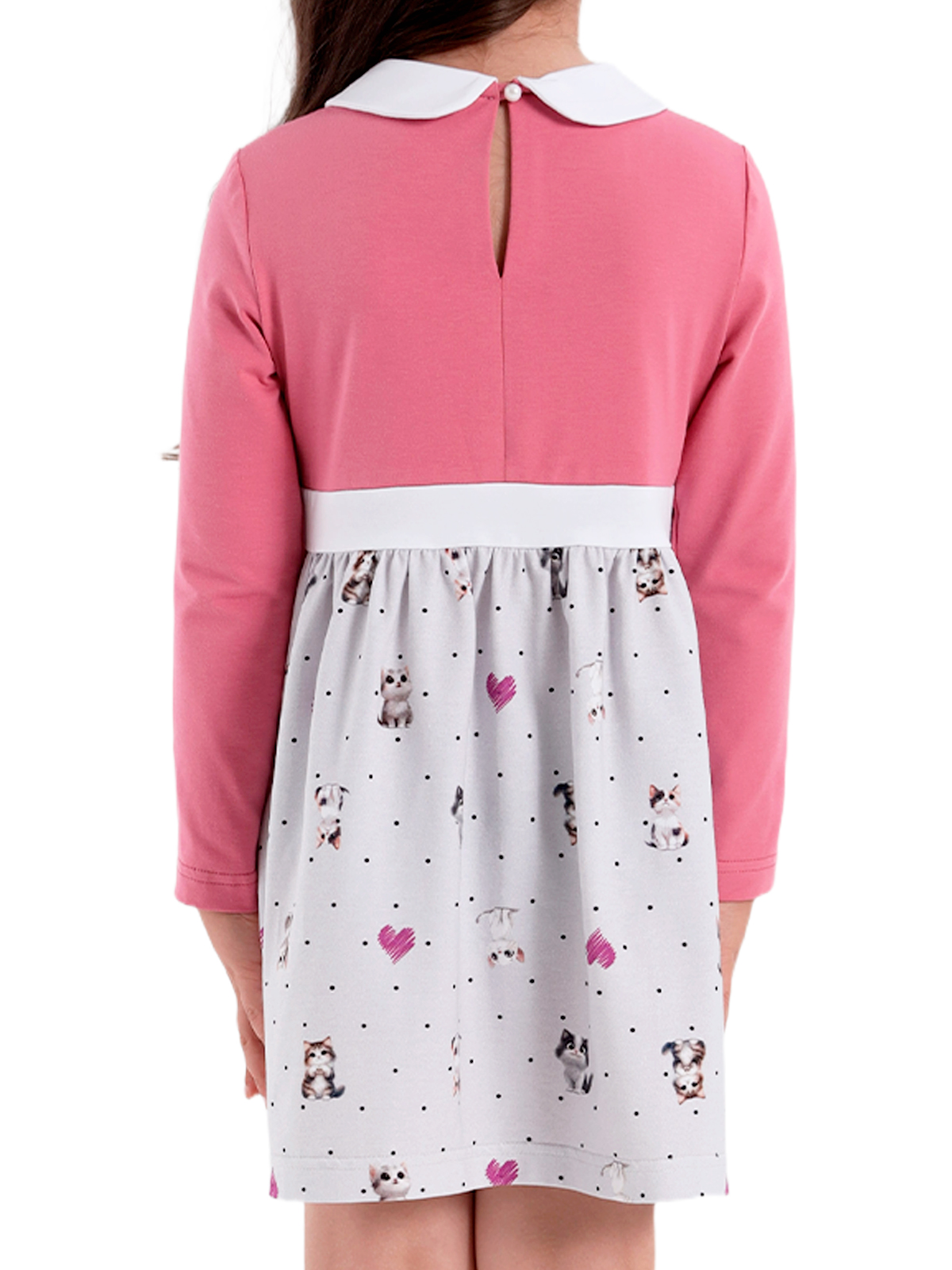 Платье для девочки О56783 (розовый)