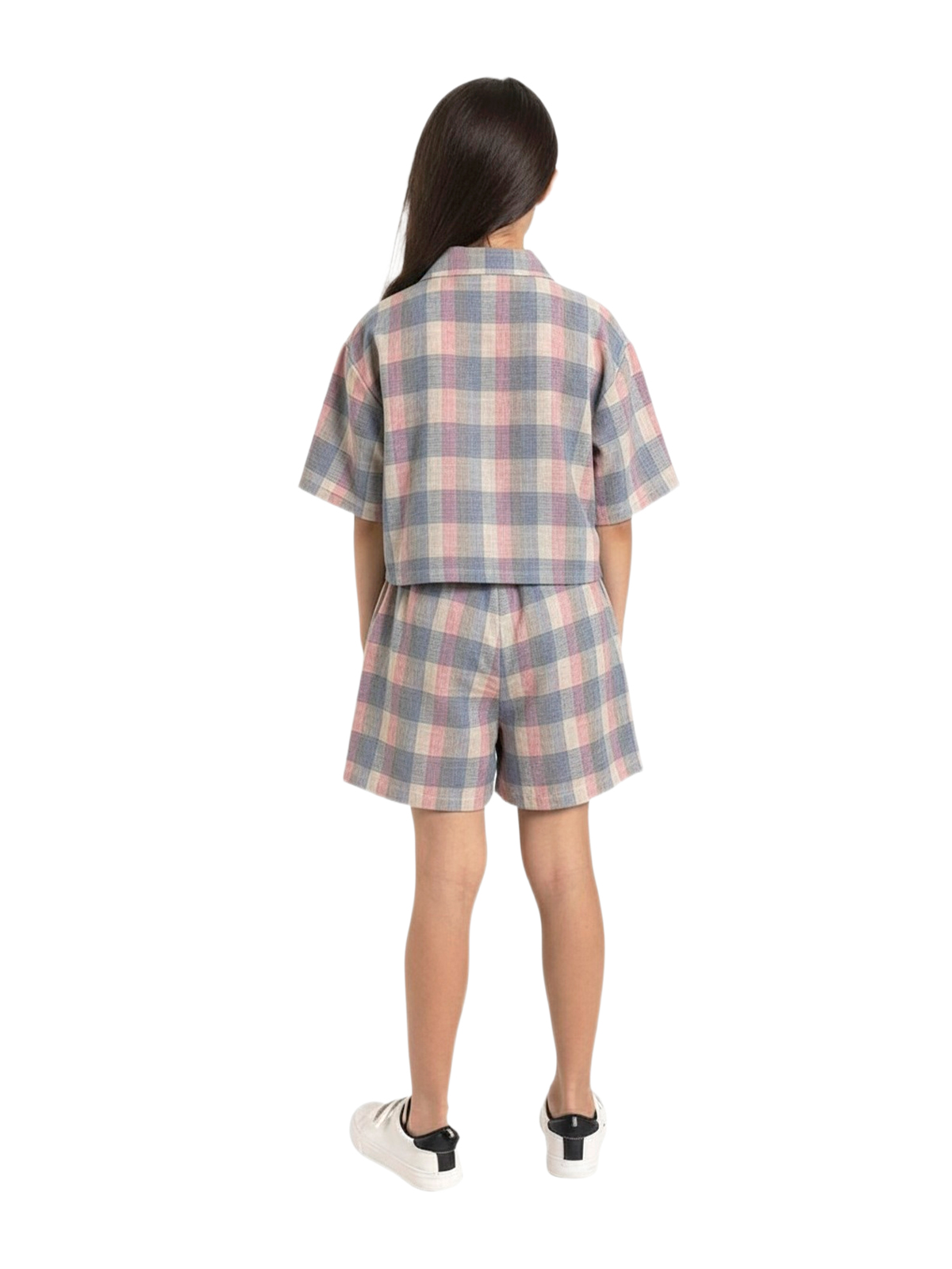 Ком.:блузка,шорты для девочки О56918 (бежевый)