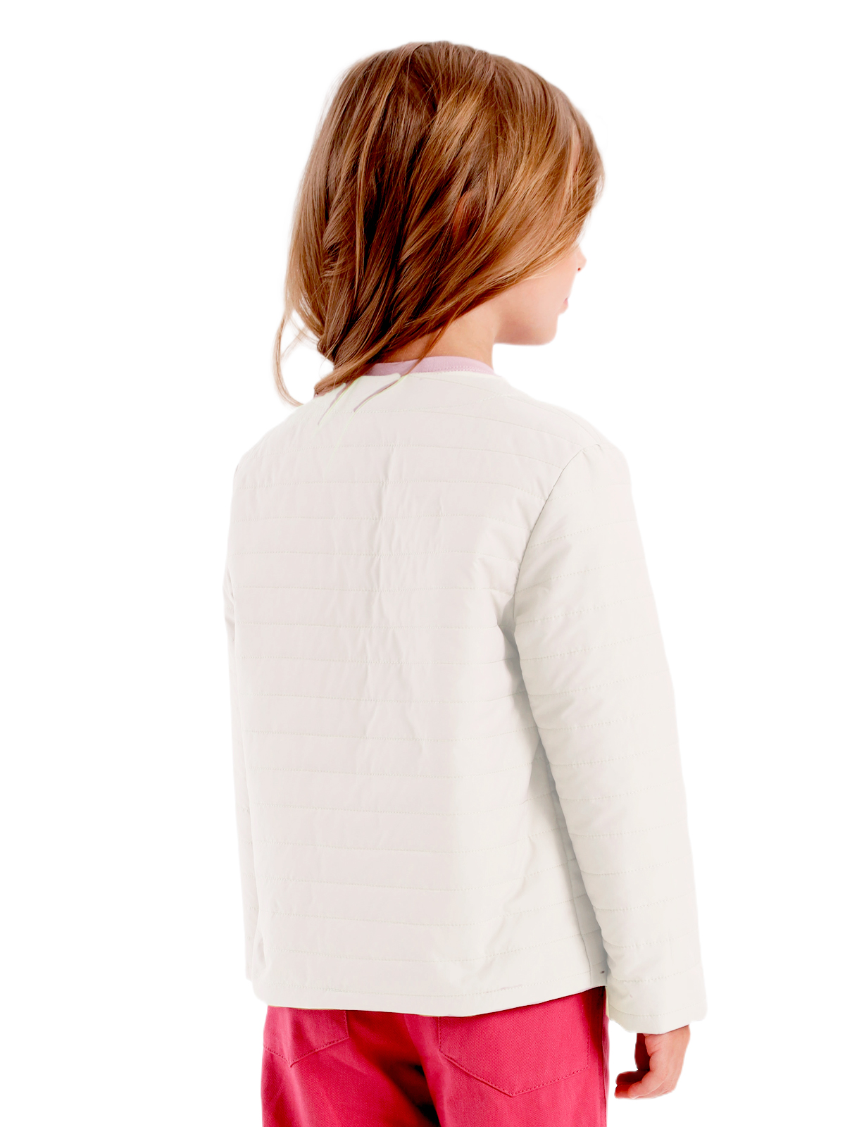 Куртка для девочки О57299 (молочный)