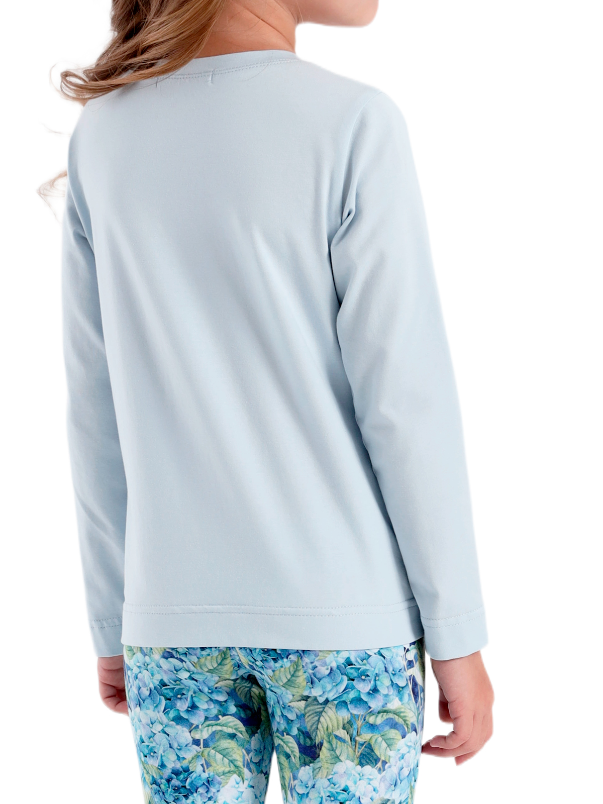 Джемпер для девочки О57157 (голубой)