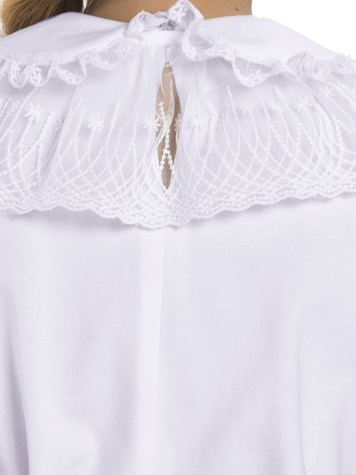 Блузка для девочки О76977 (белый)