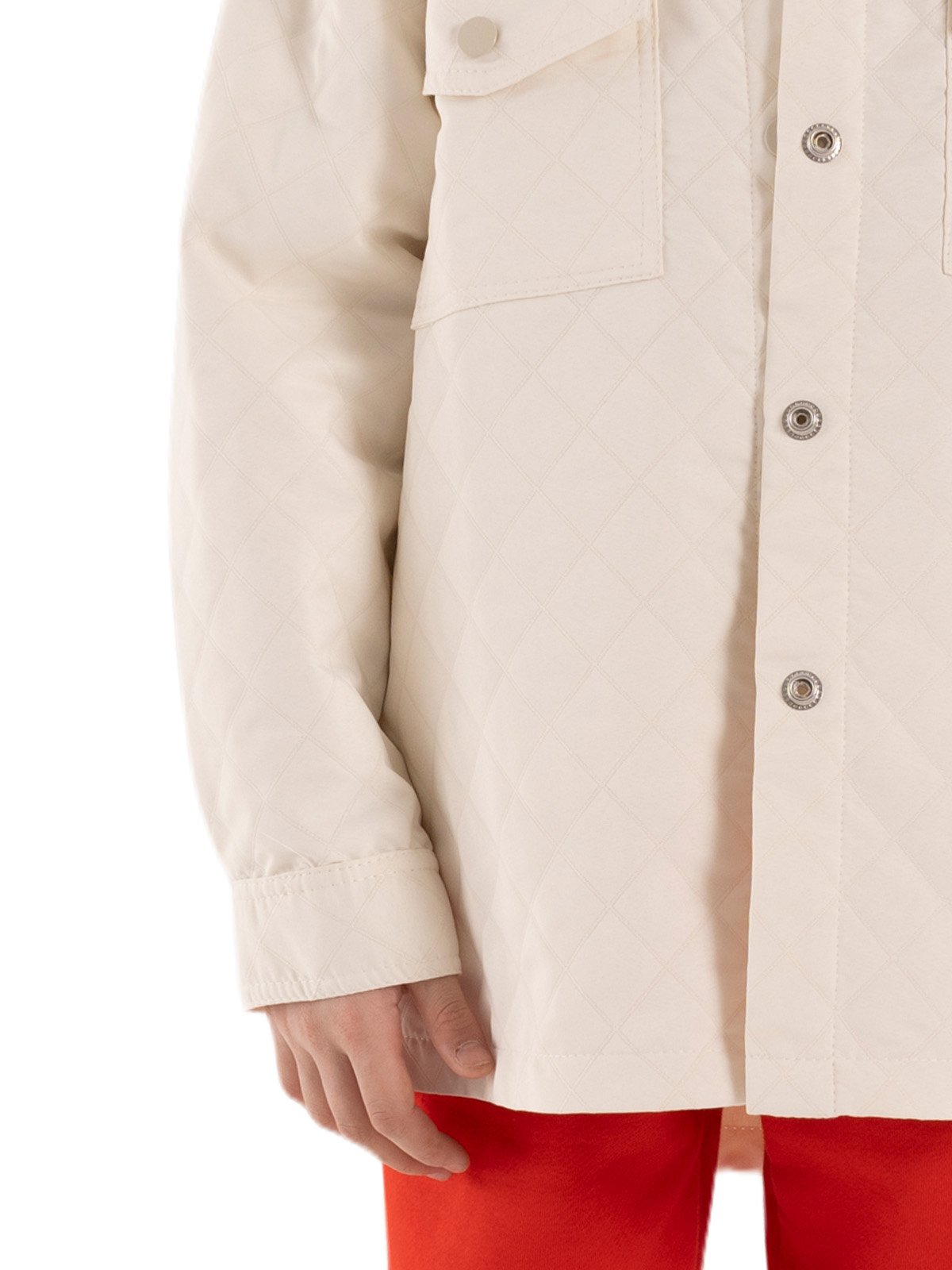 Куртка для девочки О66184 (молочный)