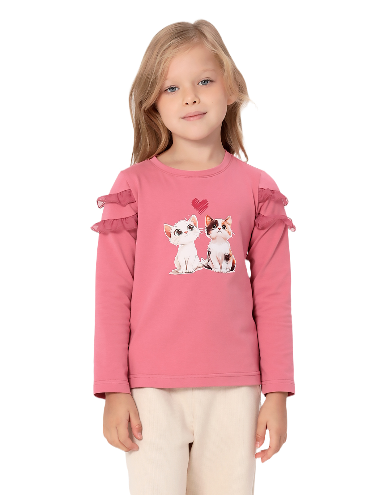 Джемпер для девочки О57307 (розовый)