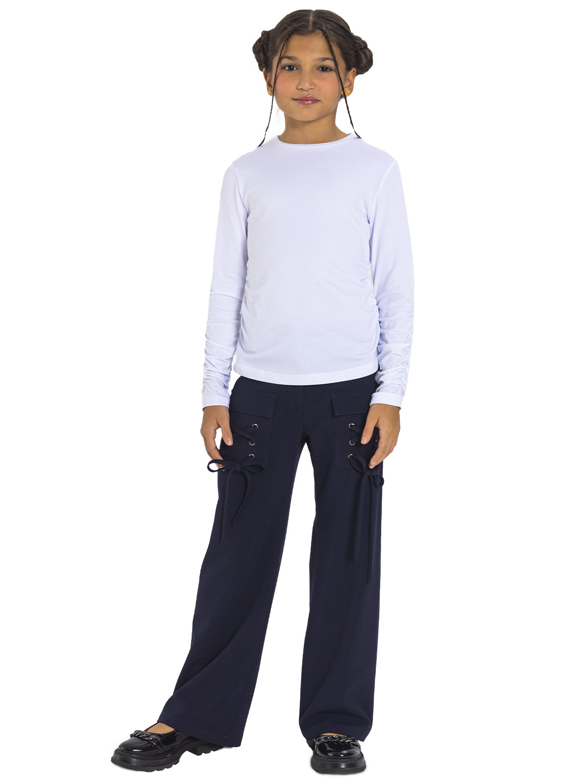 Джемпер для девочки О77050 (белый)