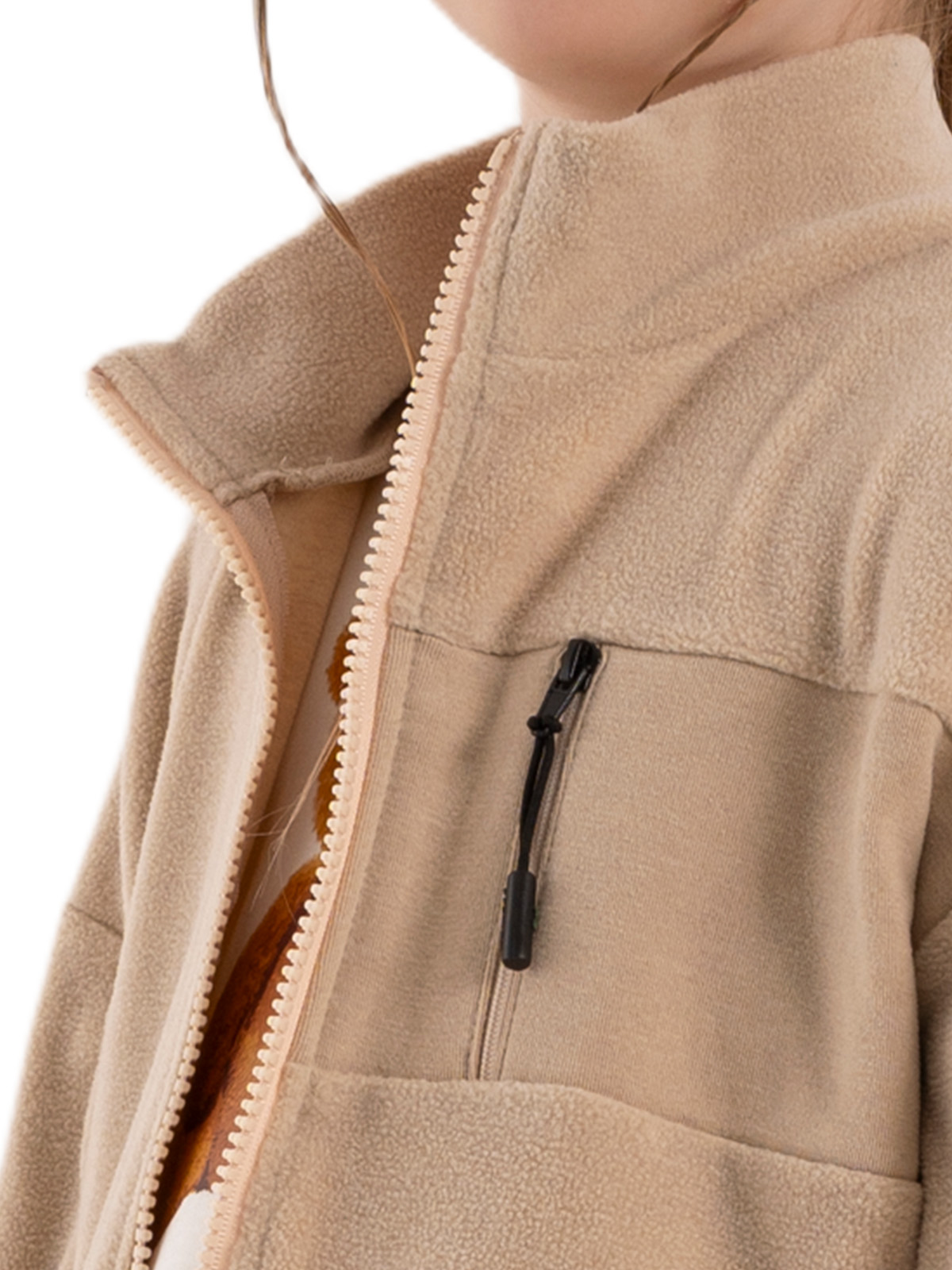 Куртка для девочки О67149 (бежевый)