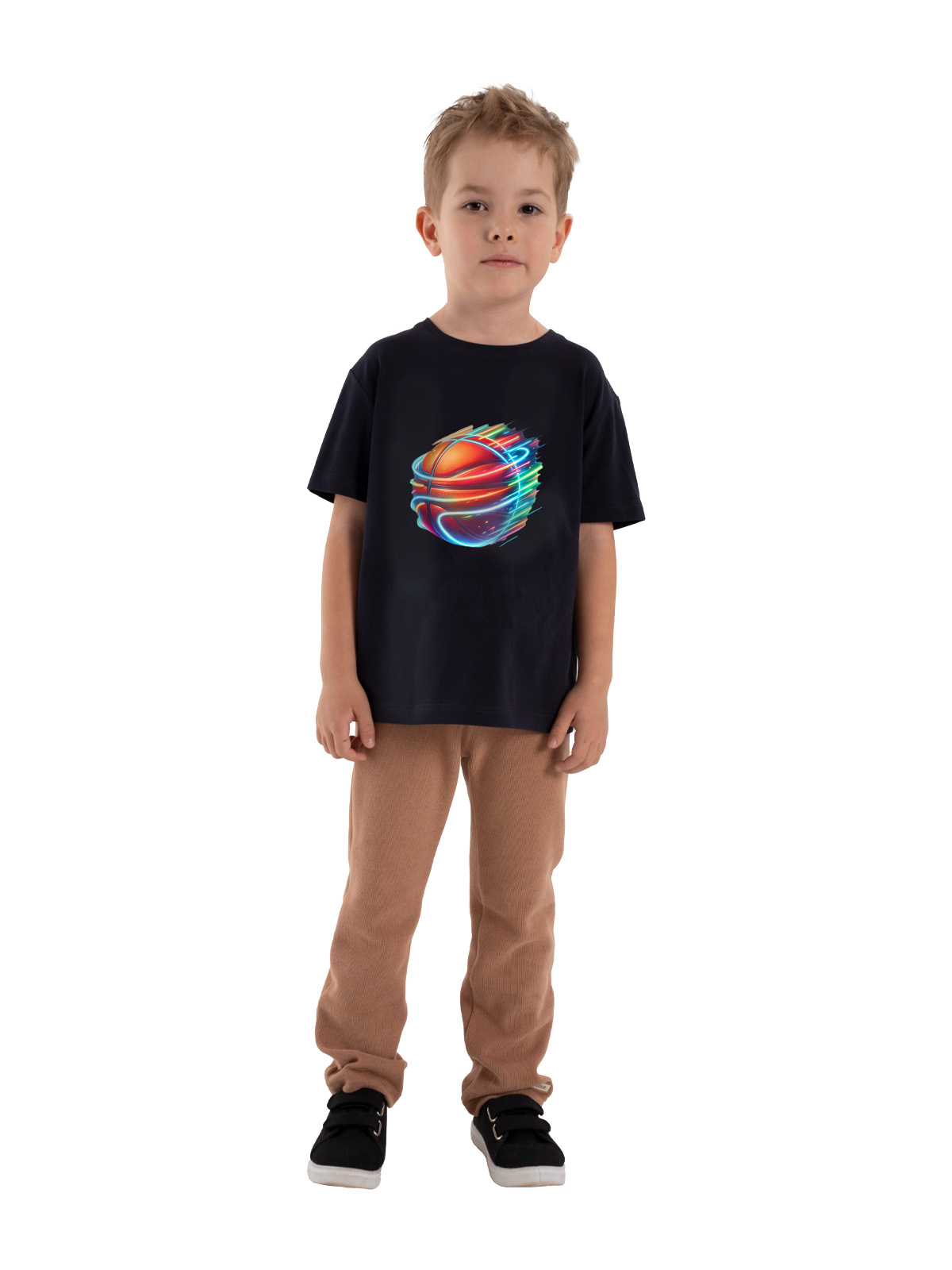 Брюки для мальчика О37129 (коричневый)