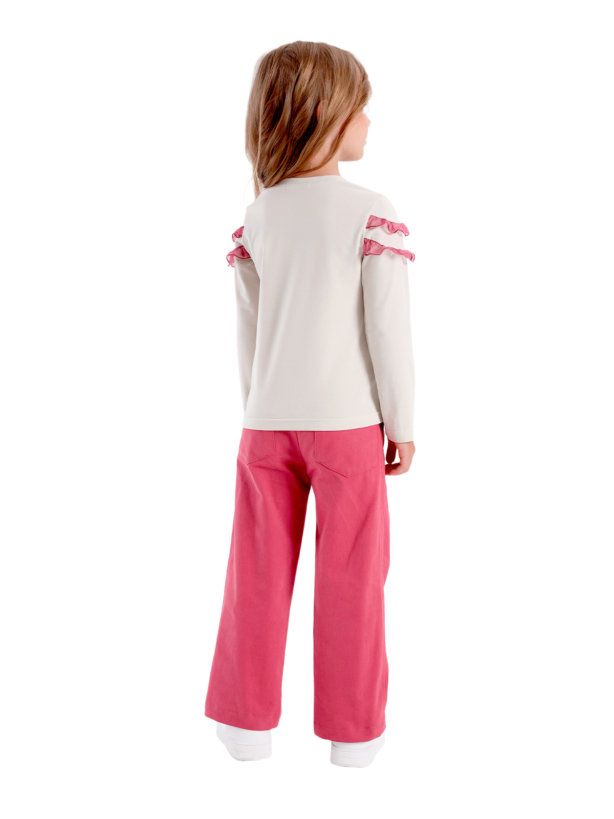 Брюки для девочки О57309 (розовый)