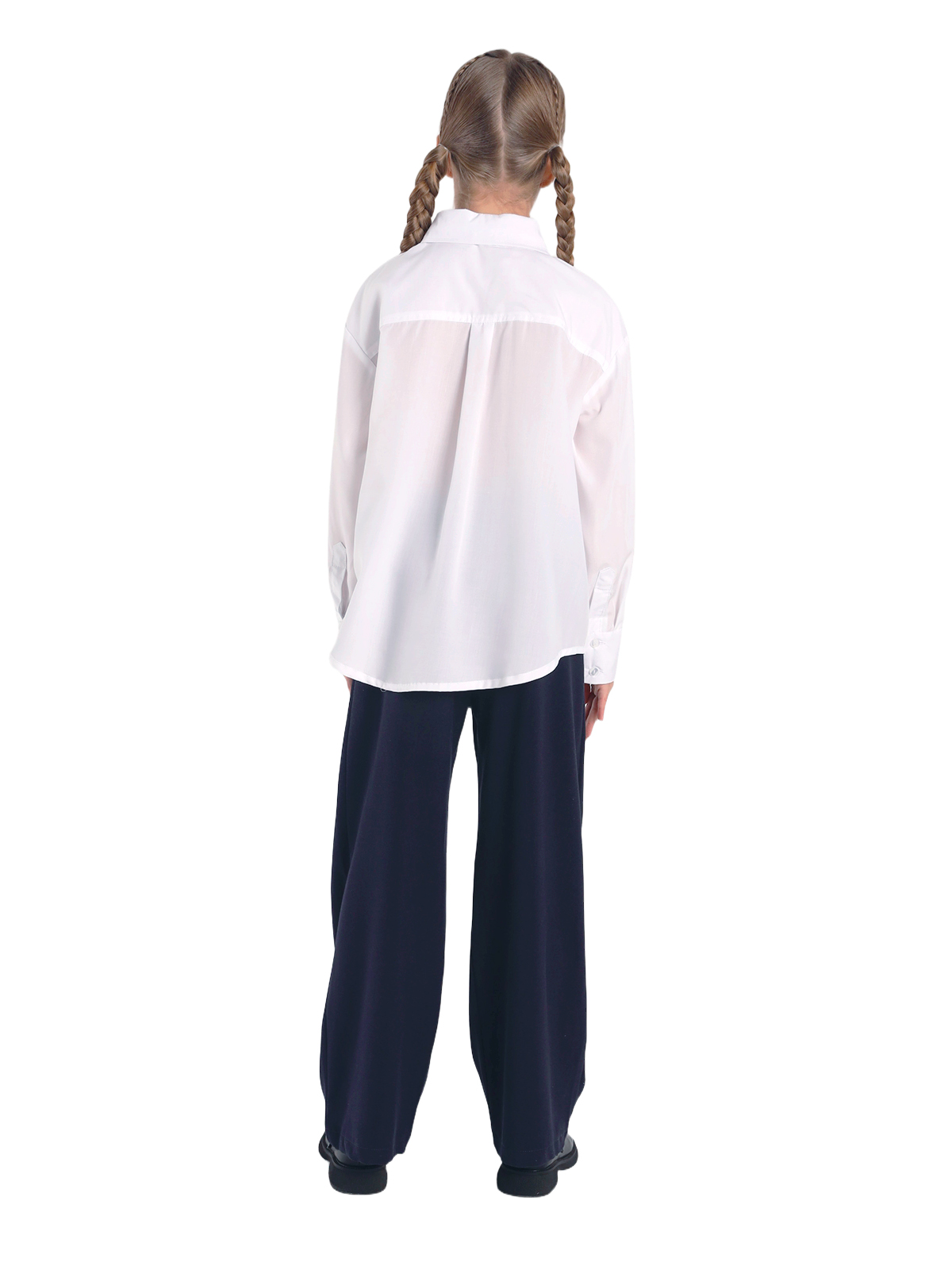 Блузка для девочки О76457 (белый)