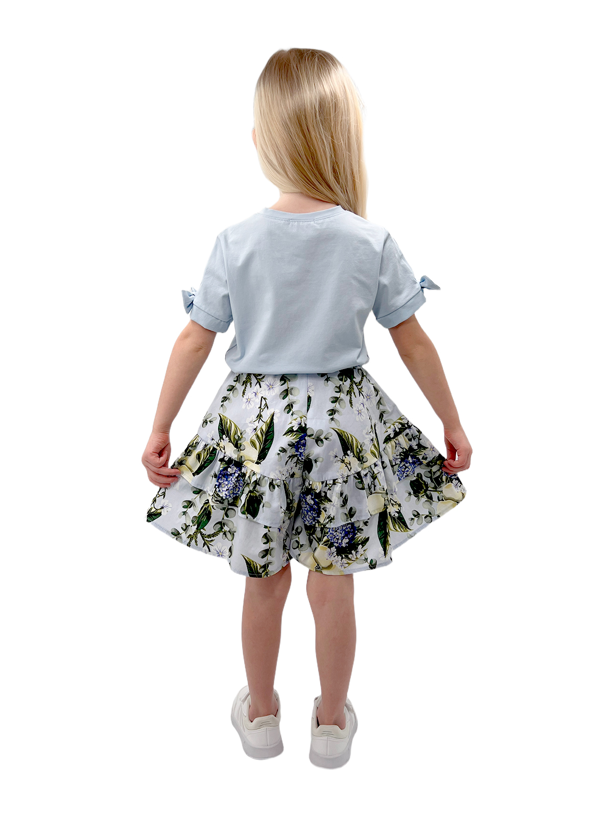 Джемпер для девочки О56905 (голубой)