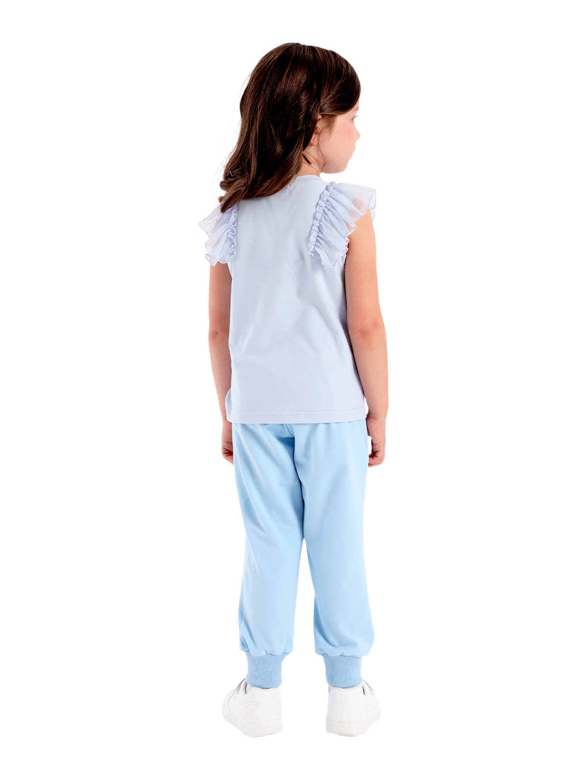 Брюки для девочки О57243 (голубой)