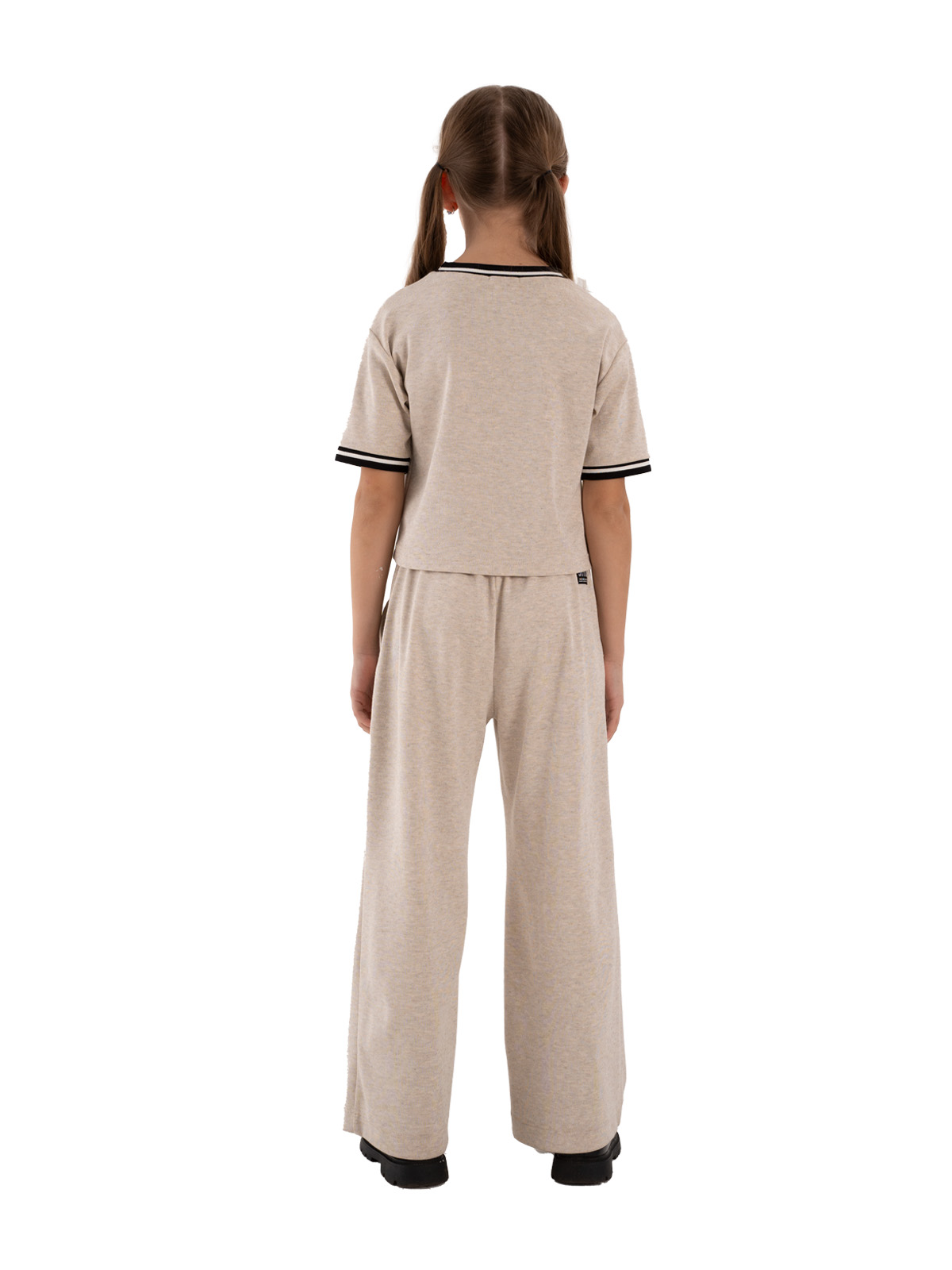 Брюки для девочки О67072 (бежевый)