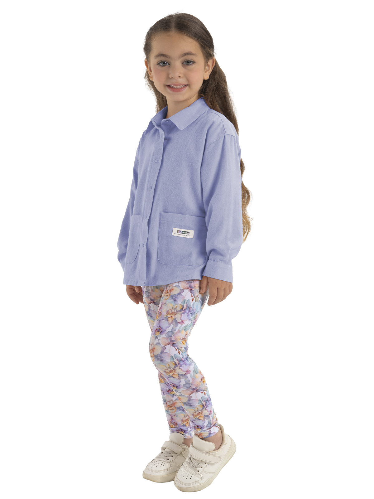 Блузка для девочки О56797 (сиреневый)