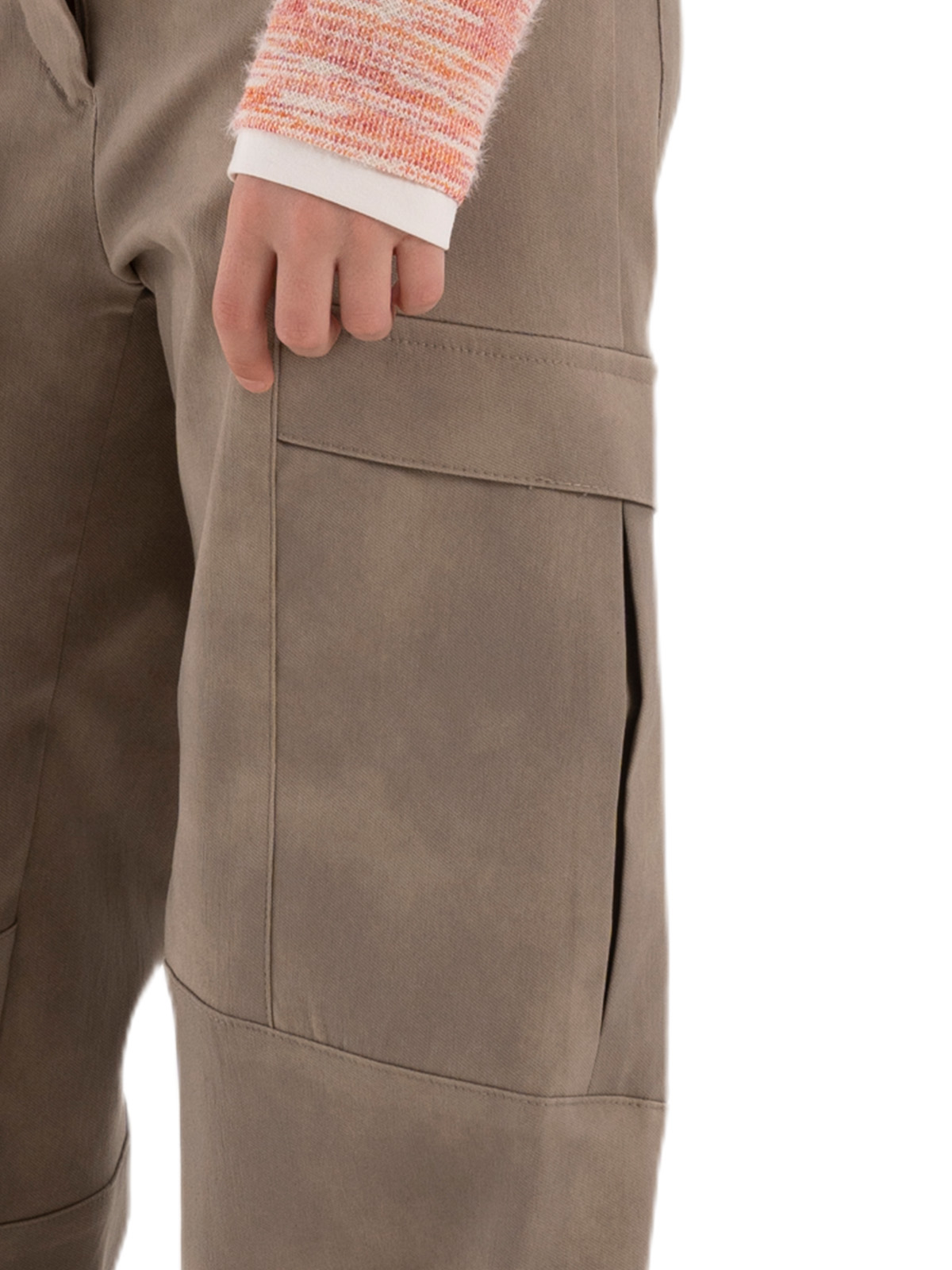 Брюки для девочки О67080 (хаки)