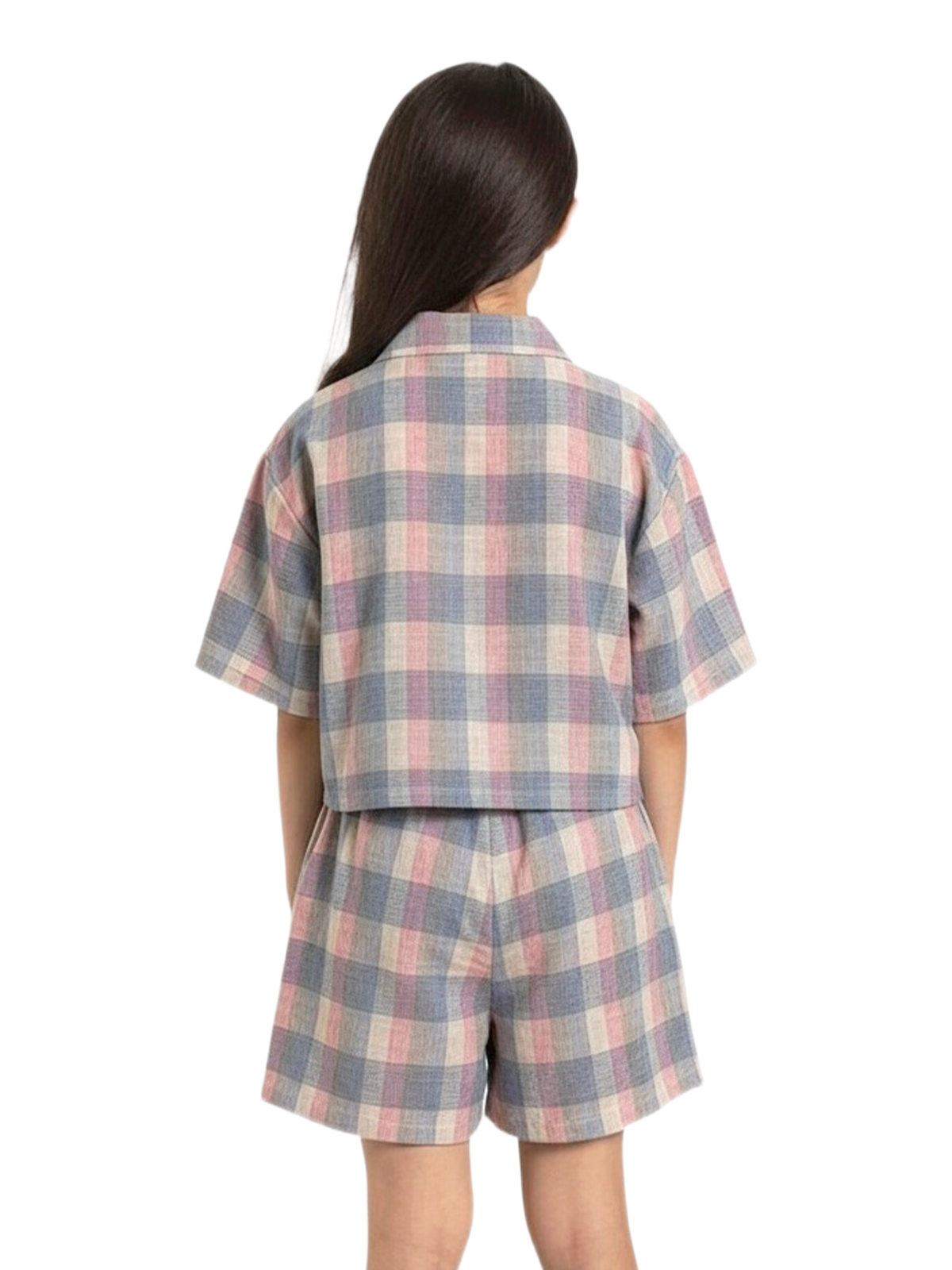 Ком.:блузка,шорты для девочки О56918 (бежевый)