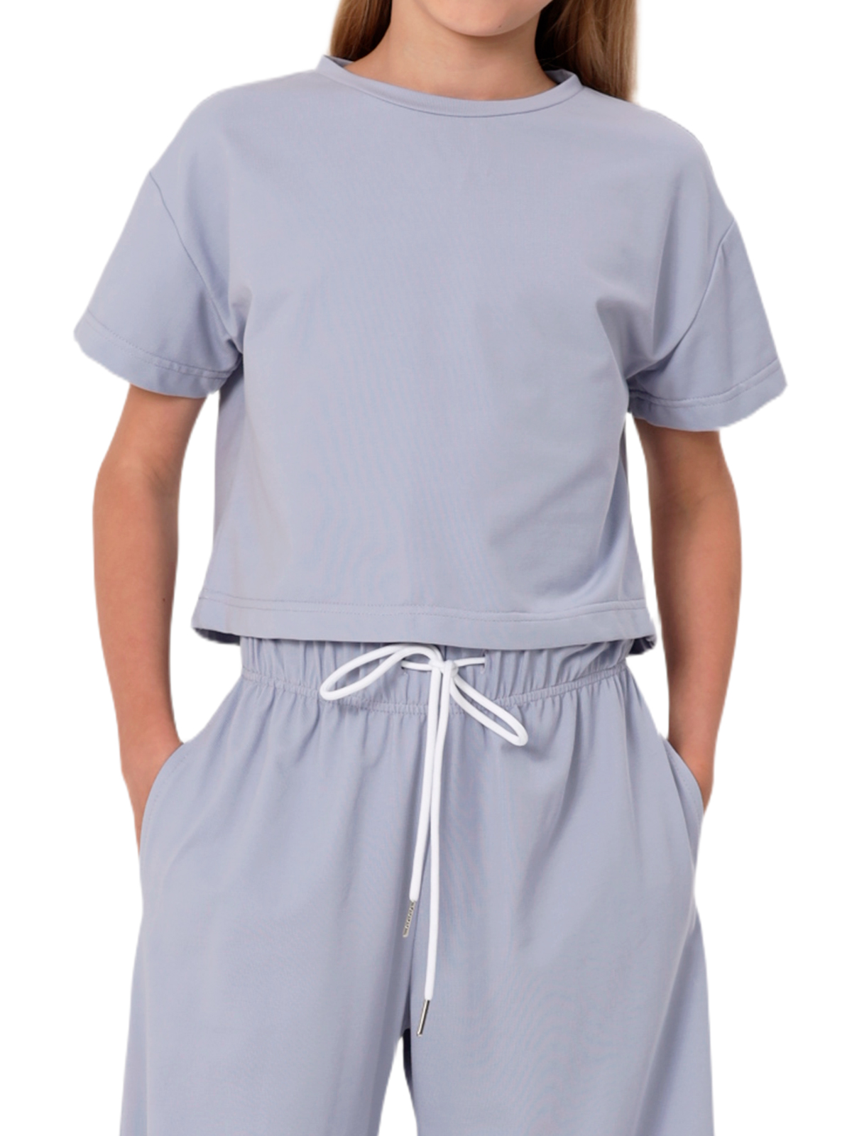 Комп.:джемп.,брюки для девочки О56910 (сиреневый)