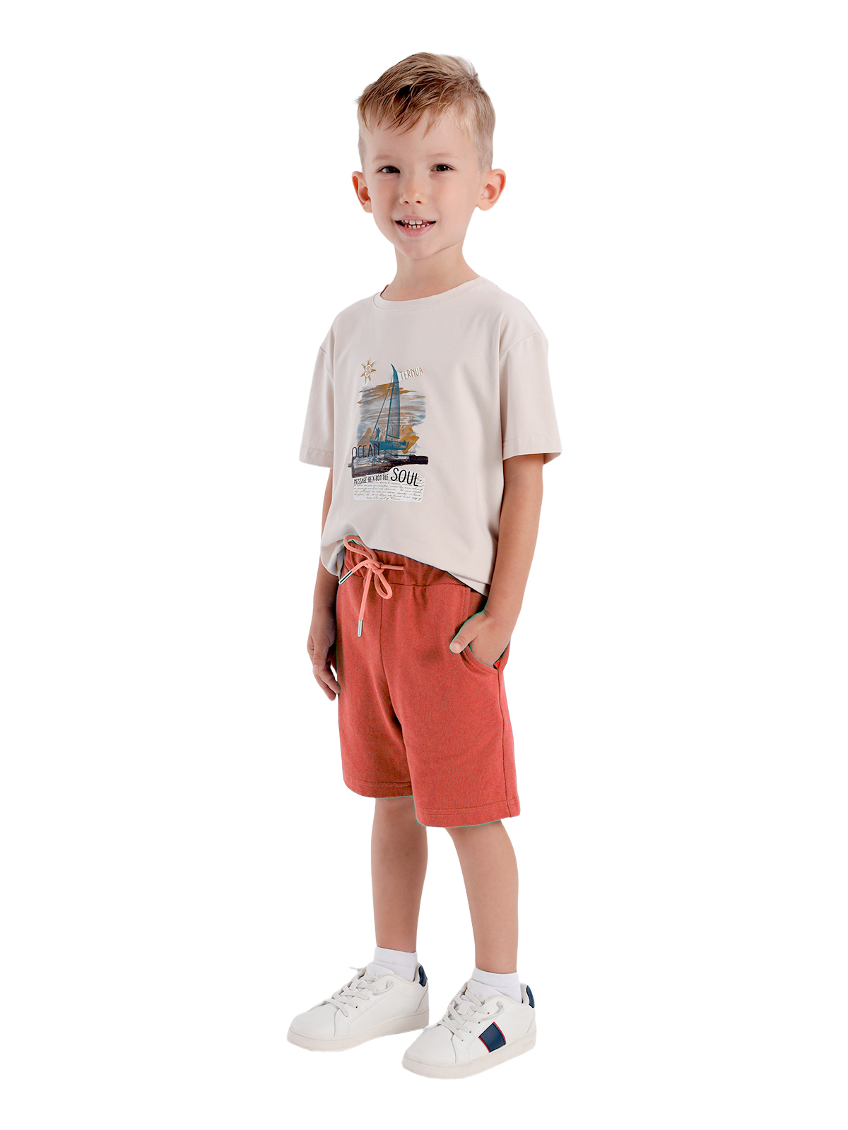 Шорты для мальчика О46968 (красный)