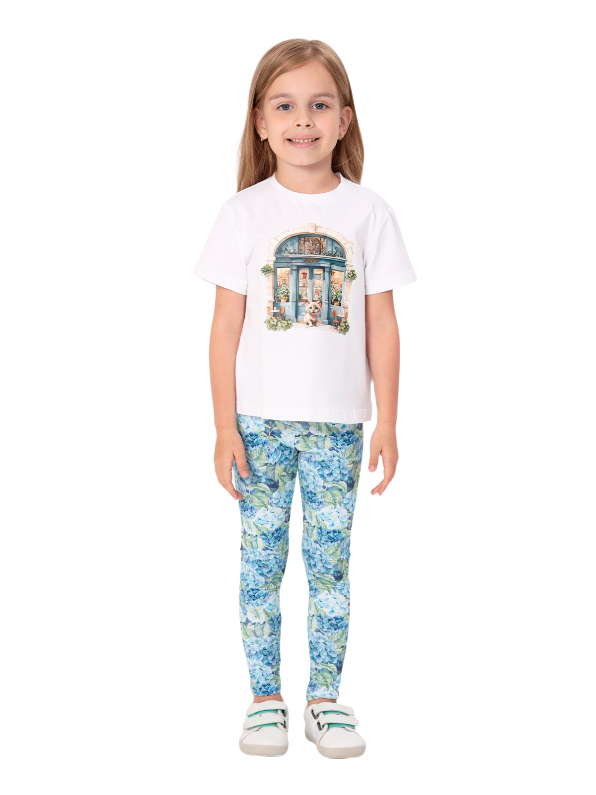 Джемпер для девочки О57303 (белый)