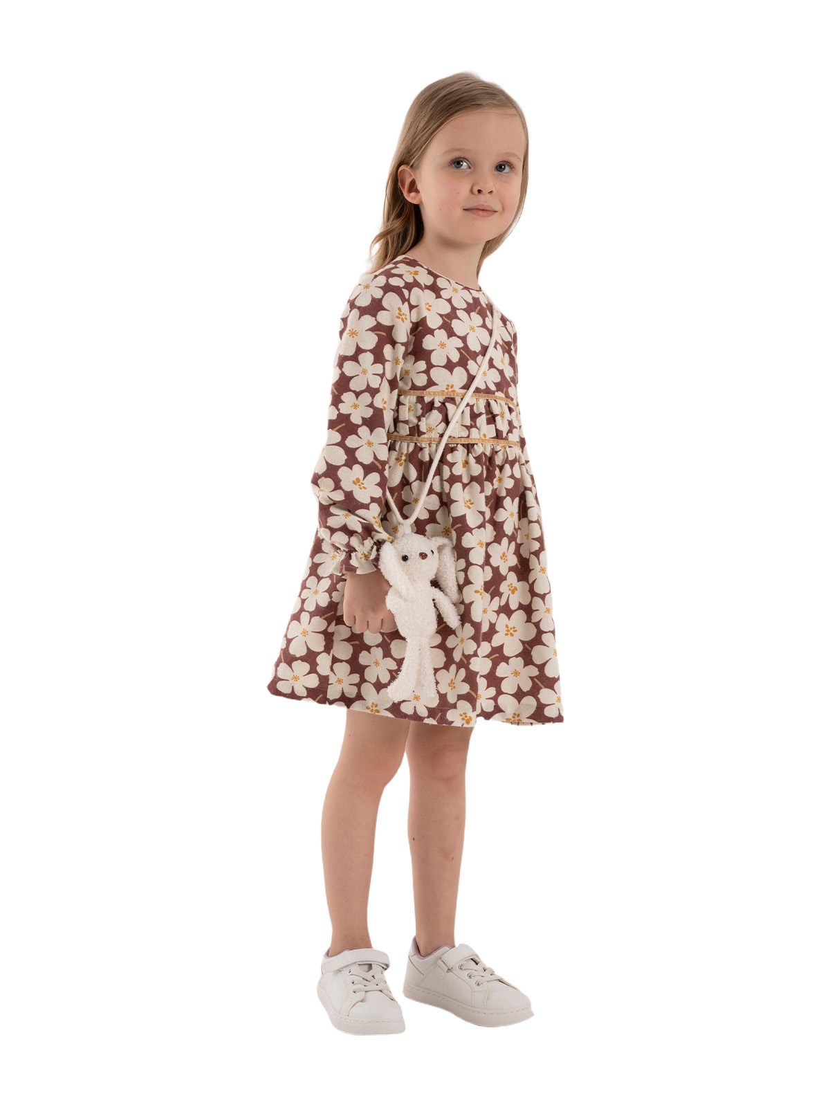 Платье для девочки О67134 (бордовый)