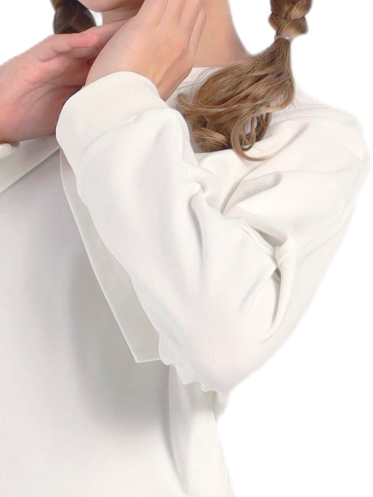 Джемпер для девочки О77001 (белый)