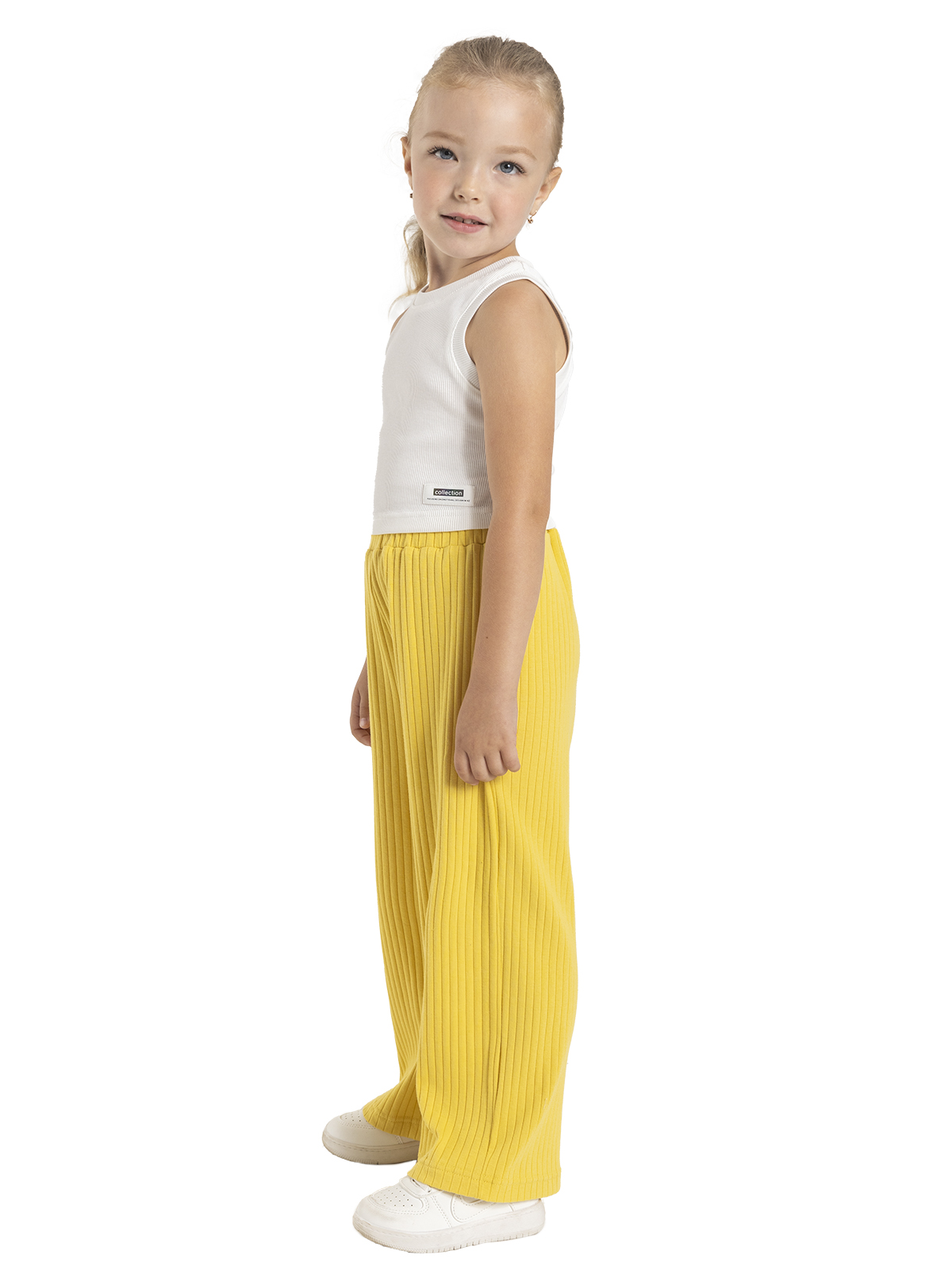 Брюки для девочки О56858 (желтый)