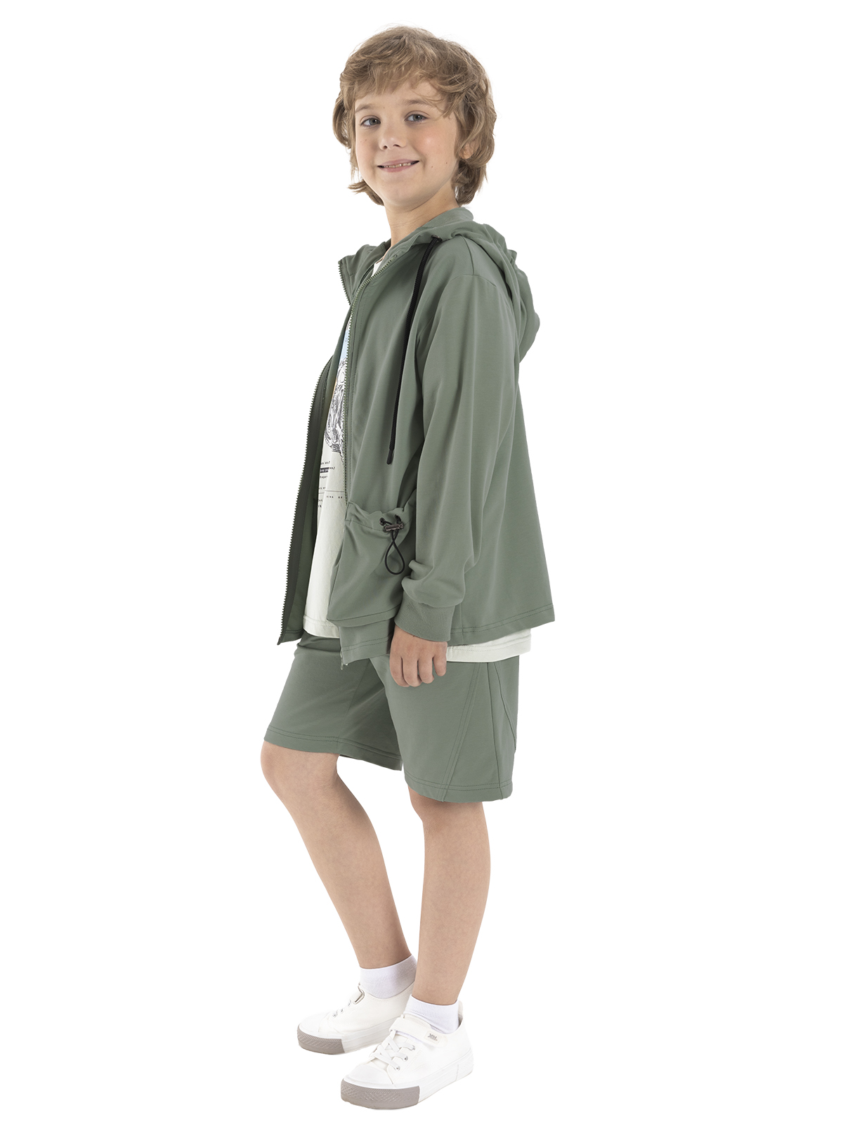 Джемпер для мальчика О46951 (зеленый)