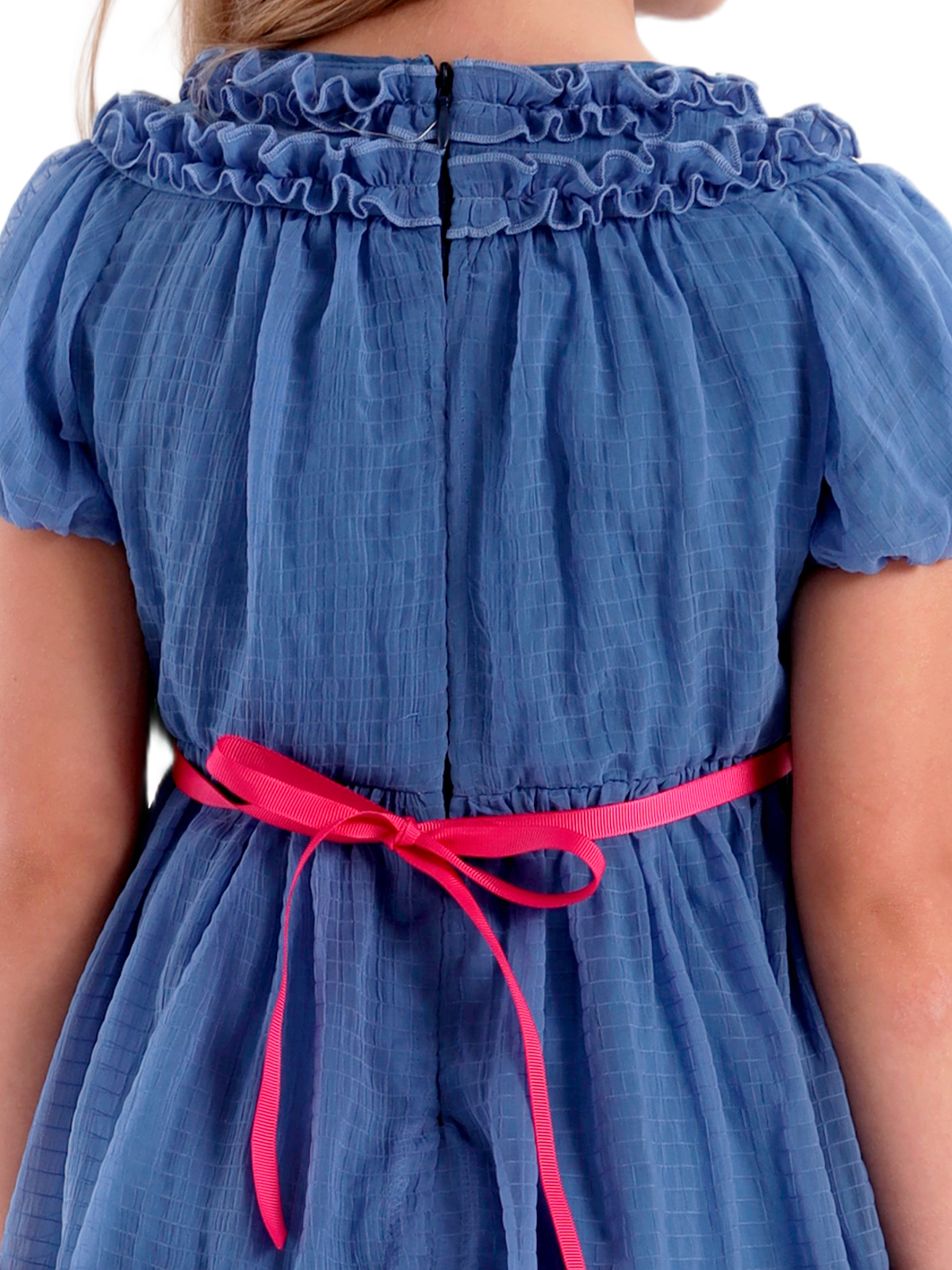 Платье для девочки О57241 (синий)