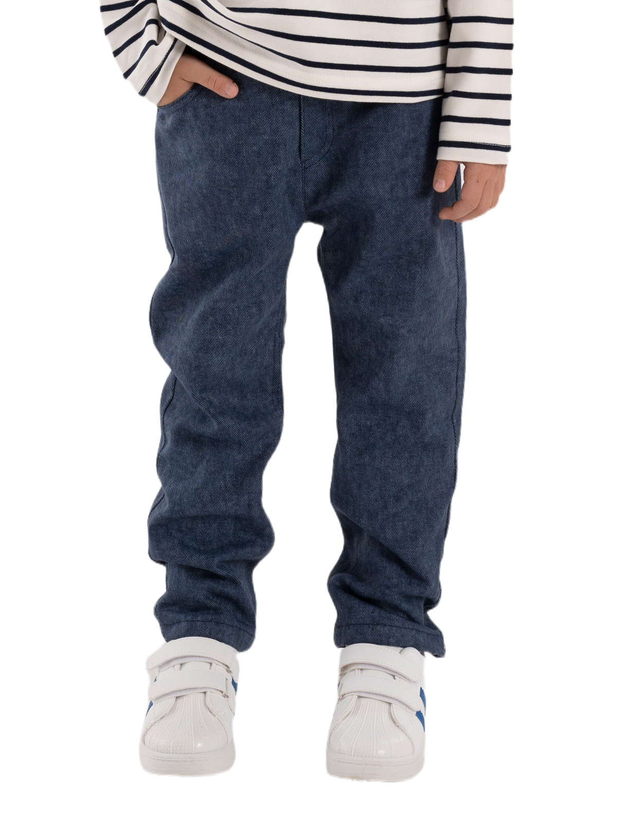Брюки для мальчика О37123 (деним)