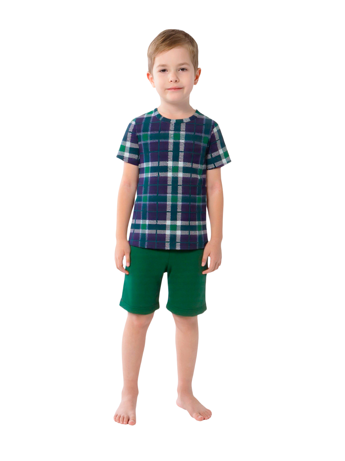 Пижама для мальчика 06096 (зеленый)