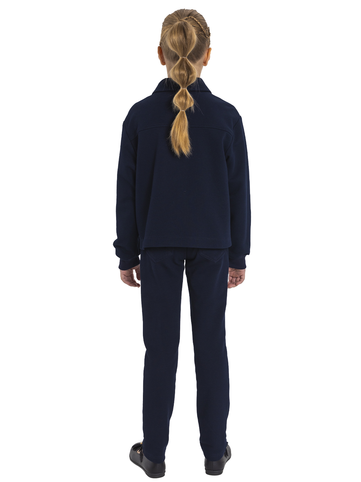 Жакет для девочки О77051 (синий)