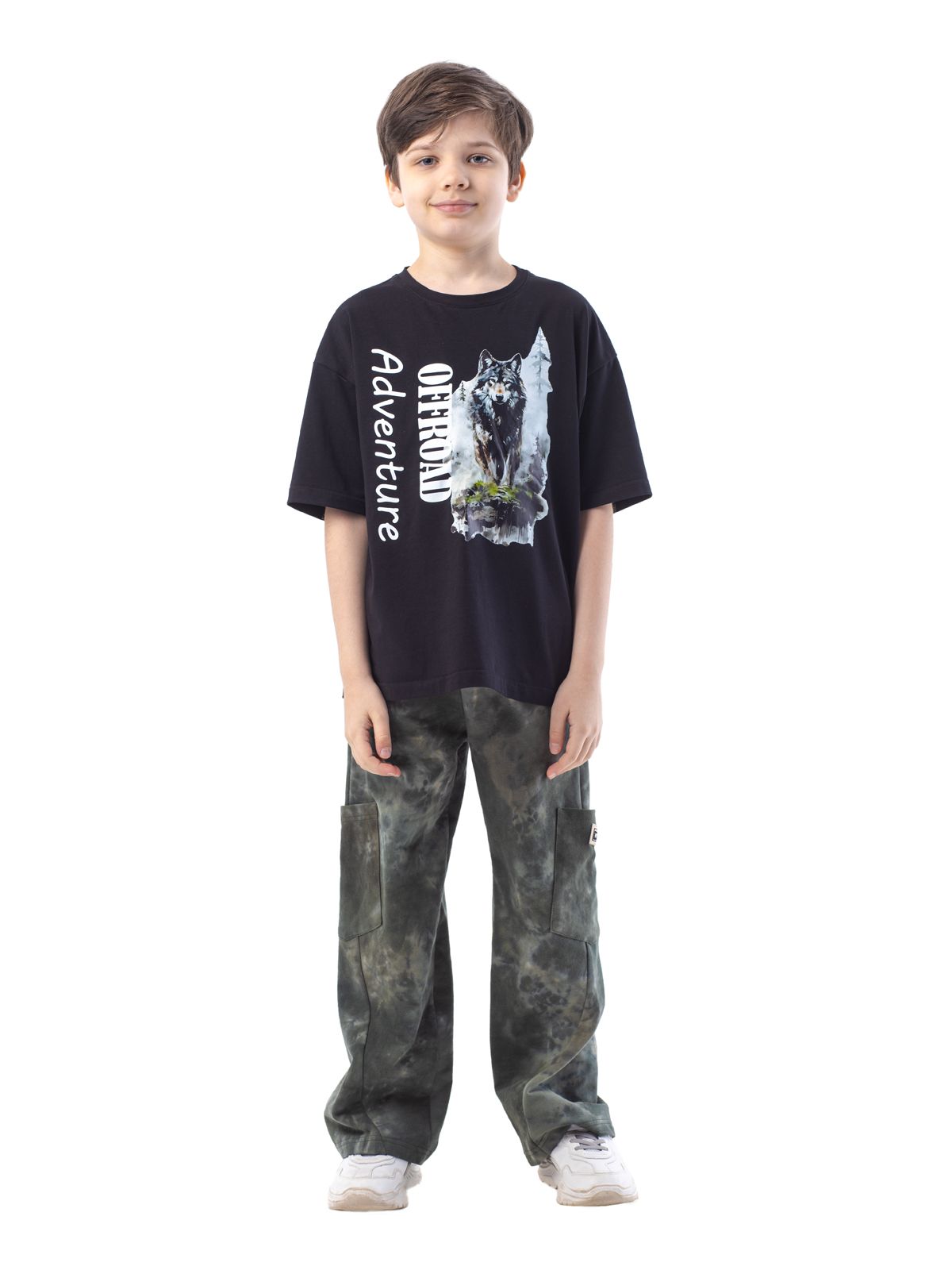 Брюки для мальчика О36681 (хаки)