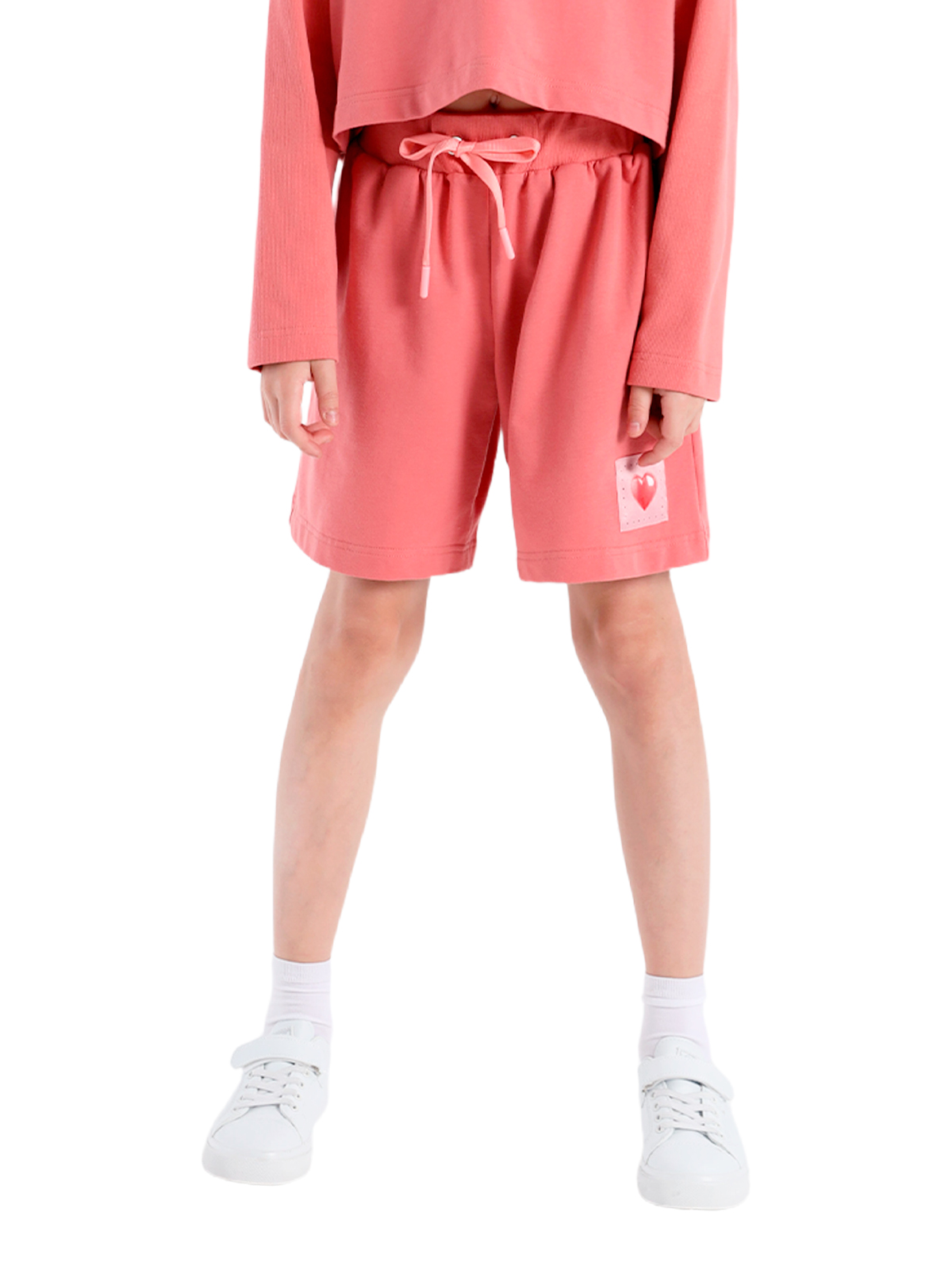 Шорты для девочки О57275 (красный)