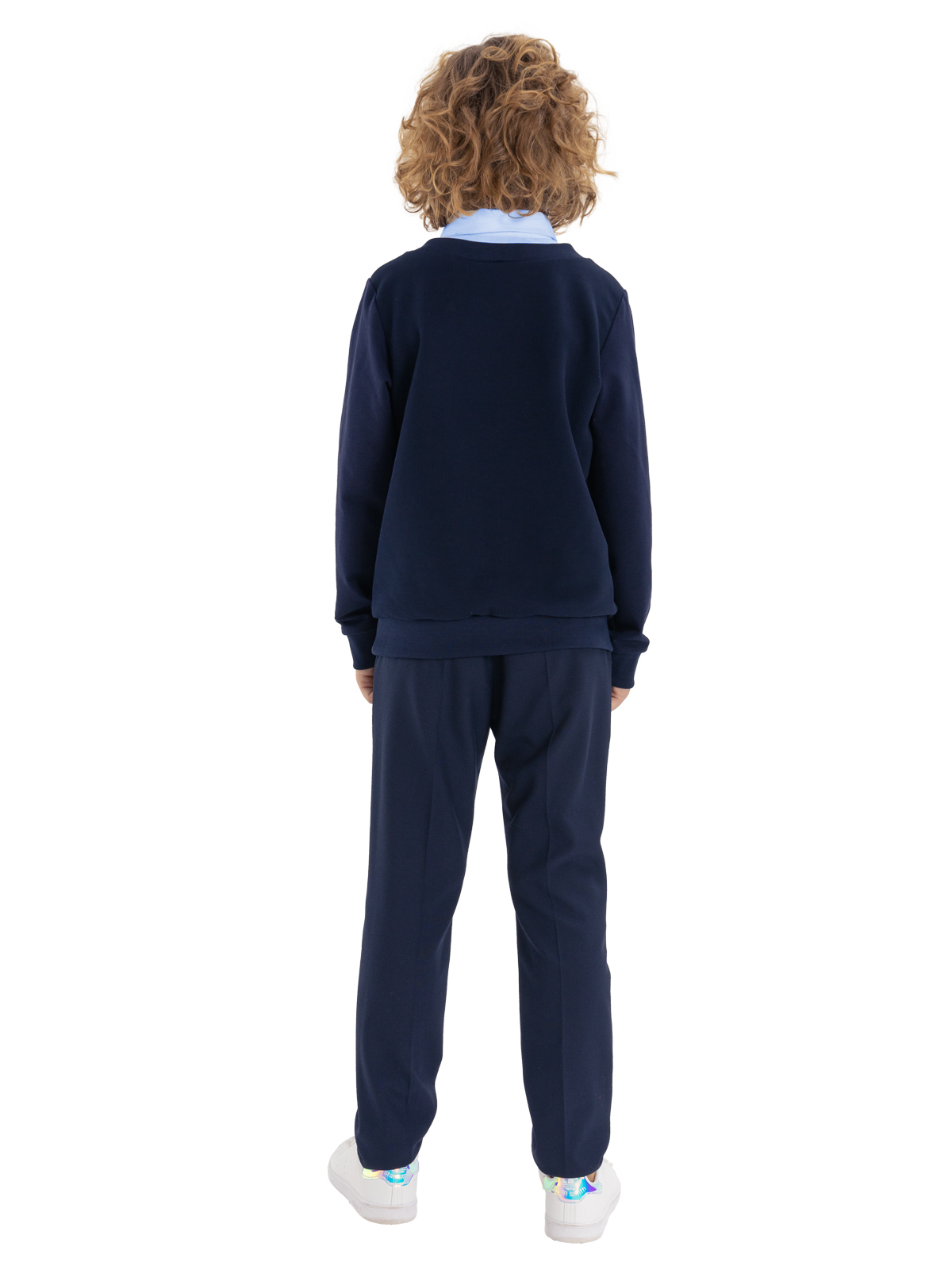 Джемпер для мальчика О16114 (синий-голубой)