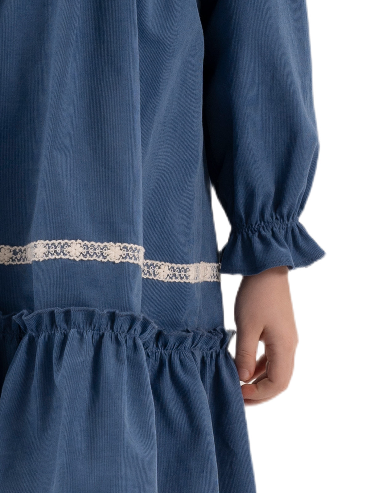 Платье для девочки О67146 (синий)