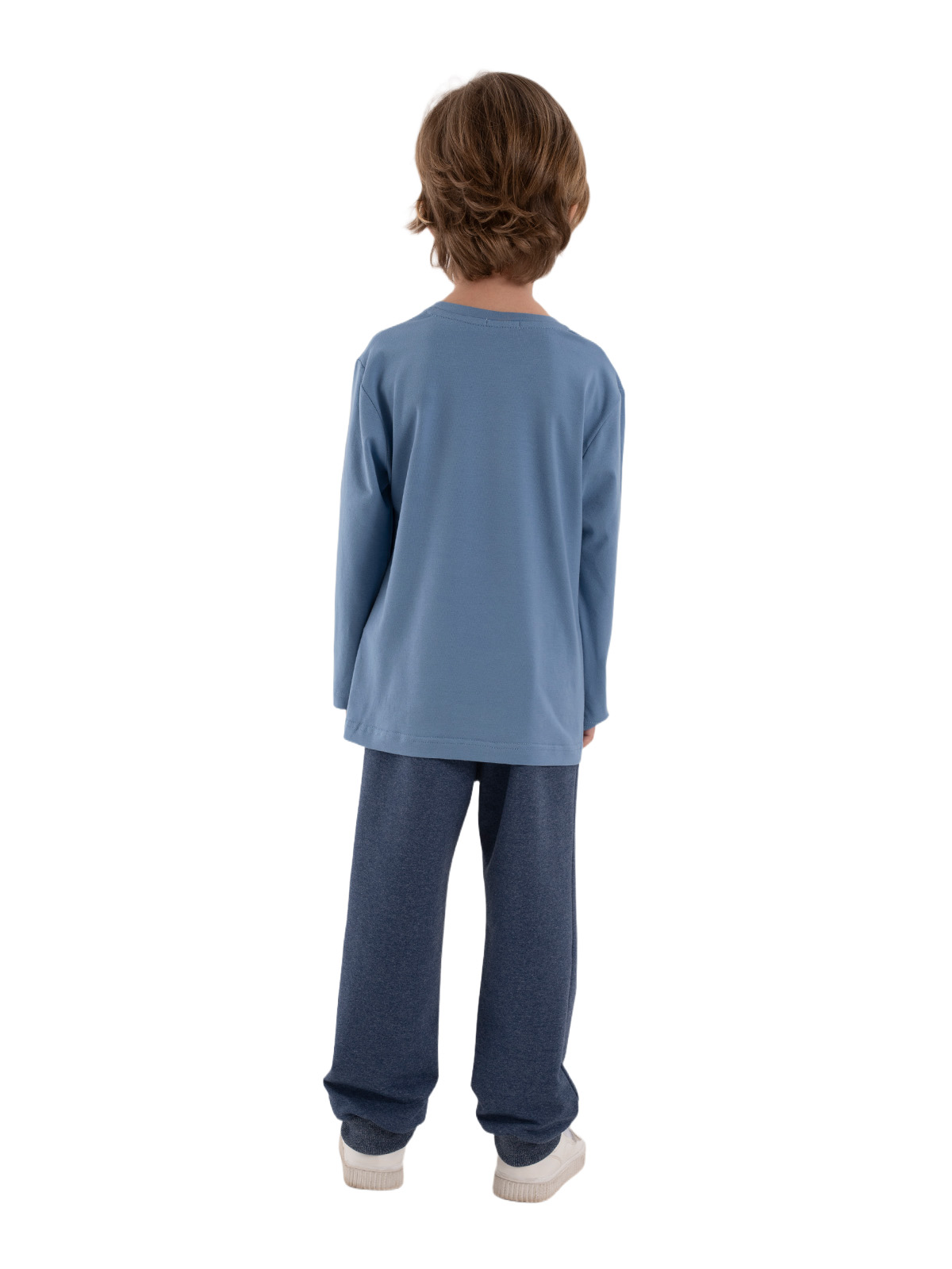 Брюки для мальчика О37128 (синий)