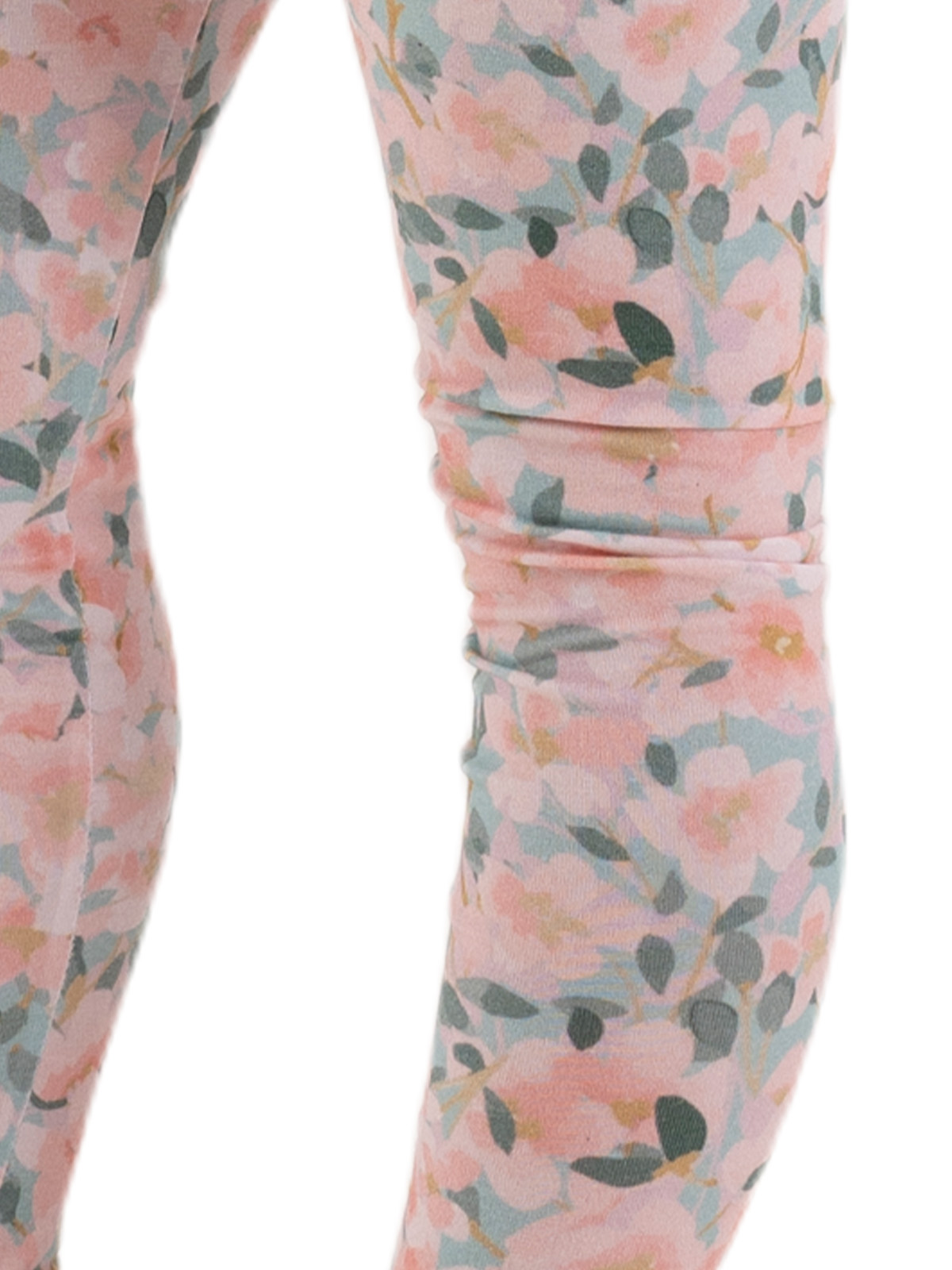 Брюки для девочки О67141 (розовый-зеленый)