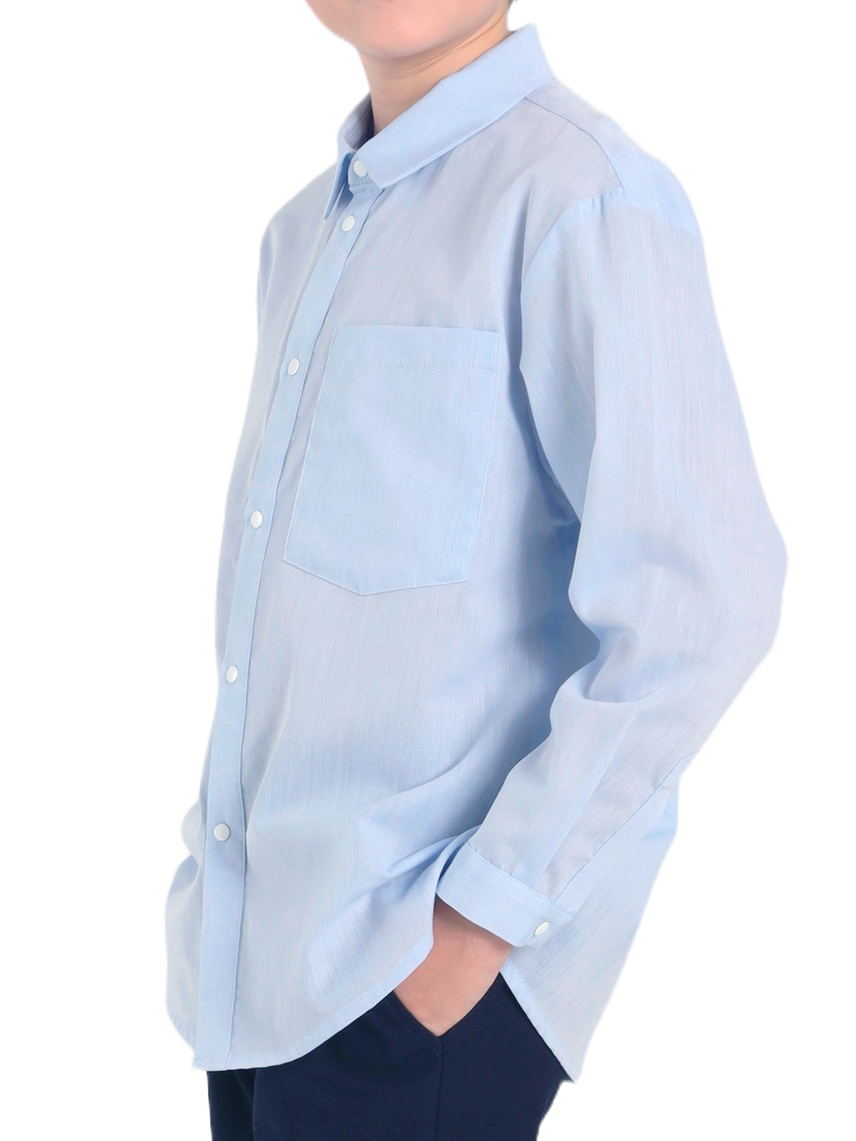 Верхняя сорочка для мальчика О17065 (голубой)