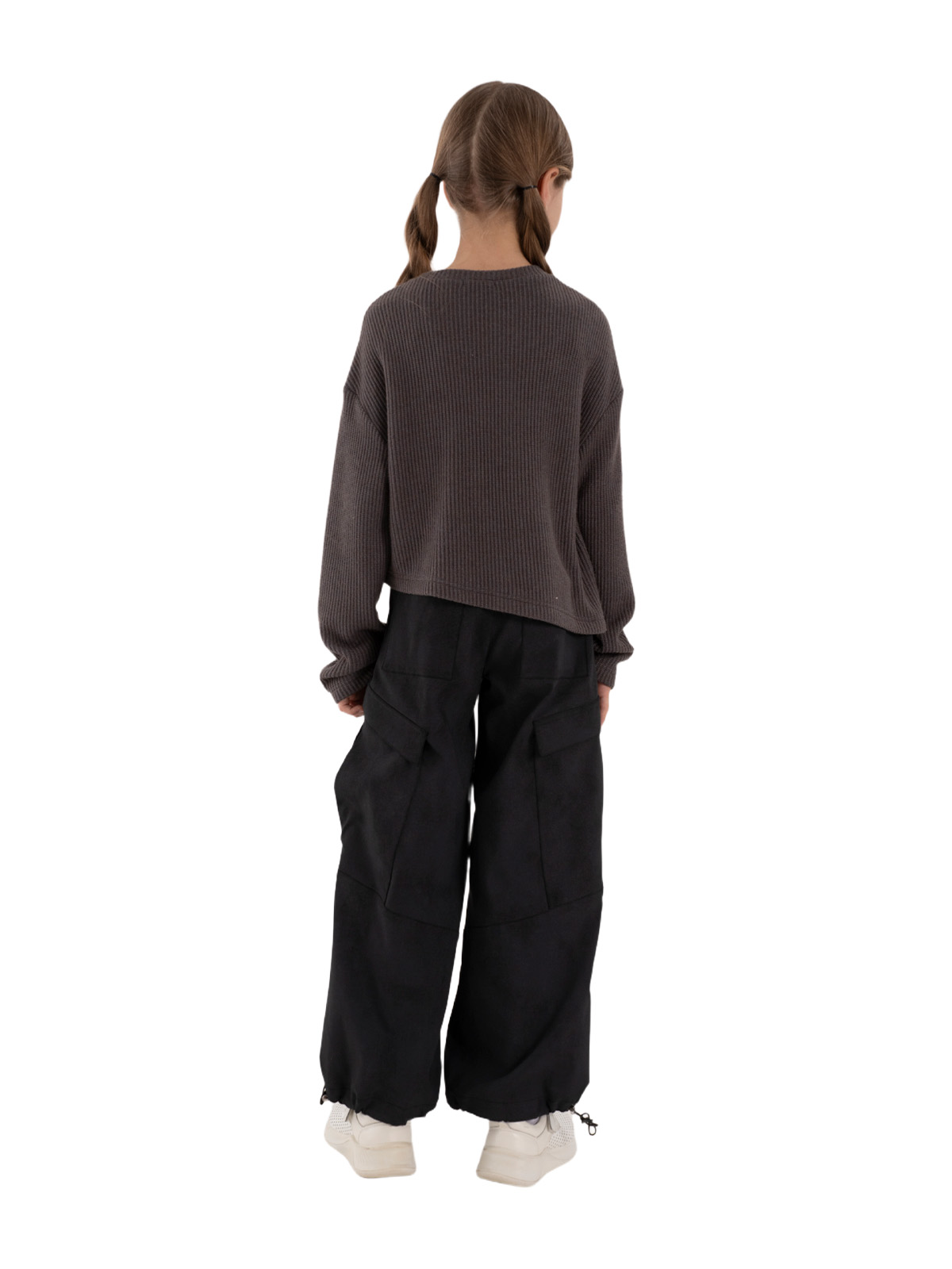 Джемпер для девочки О67074 (серый)