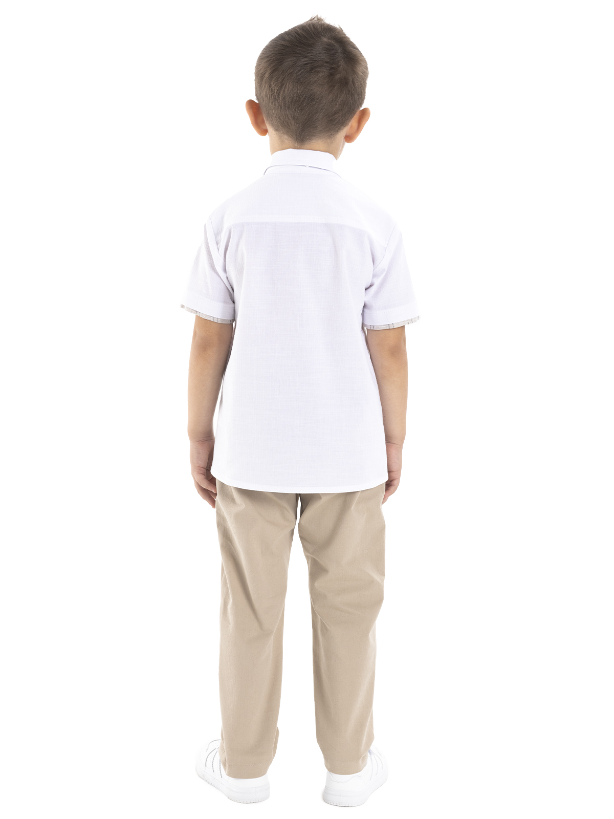 Брюки для мальчика О46956 (бежевый)