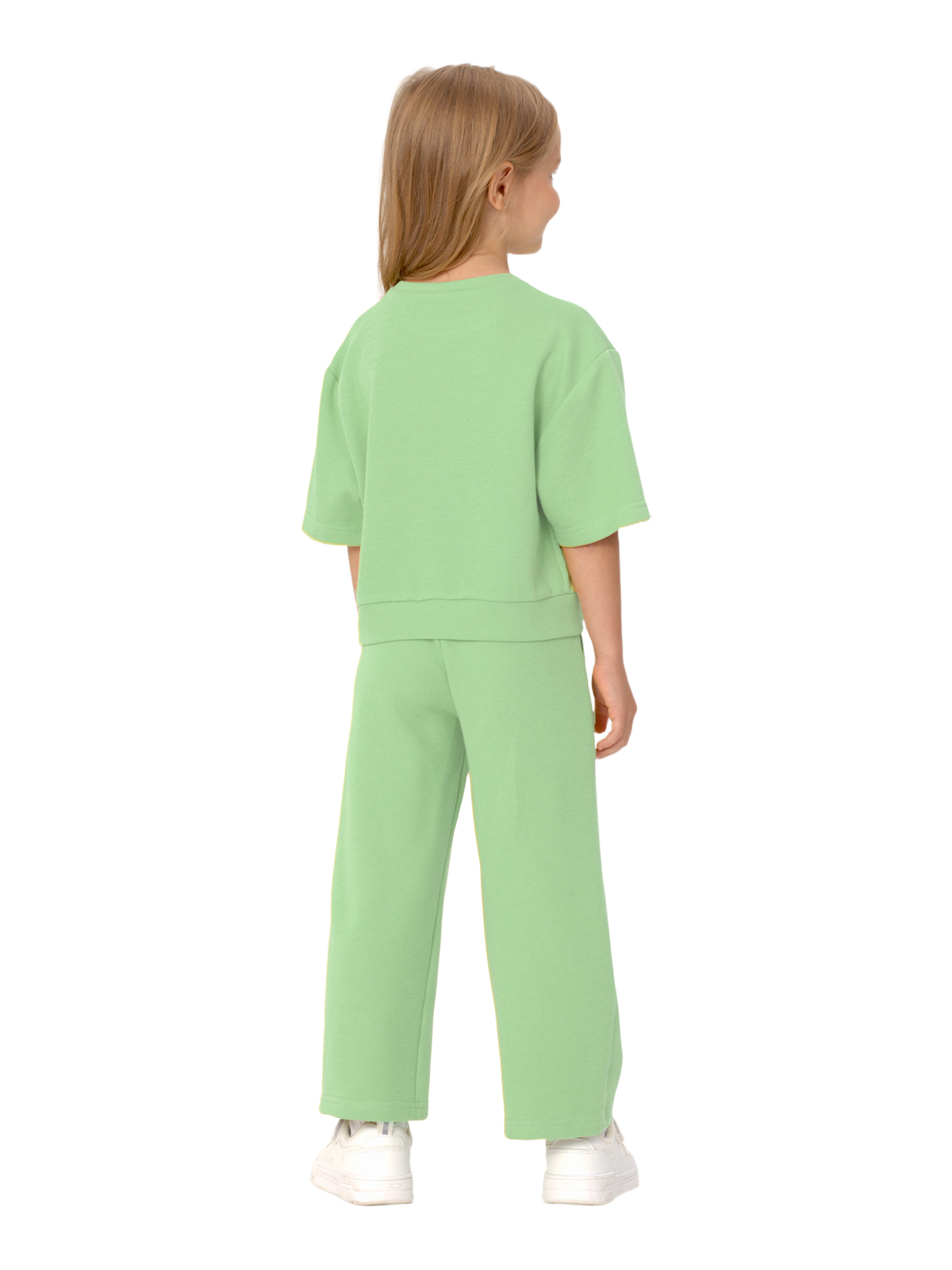 Комп.:джемп.,брюки для девочки О57300 (зеленый)