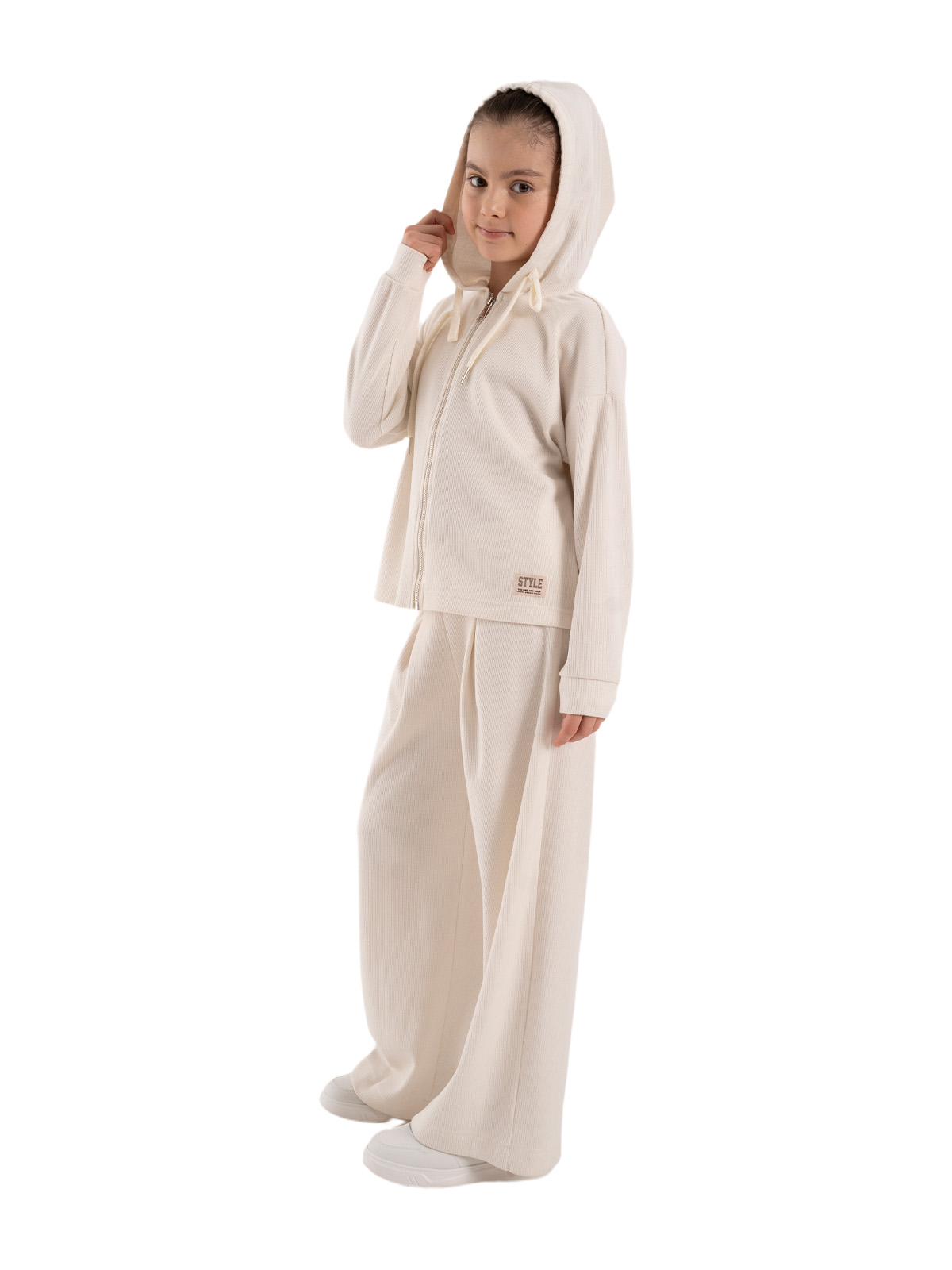 Джемпер для девочки О67077 (белый)