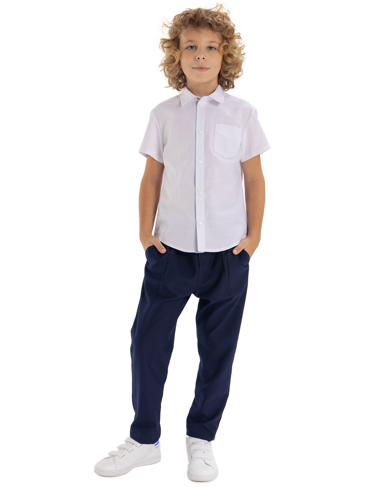 Верхняя сорочка для мальчика О16116 (белый)