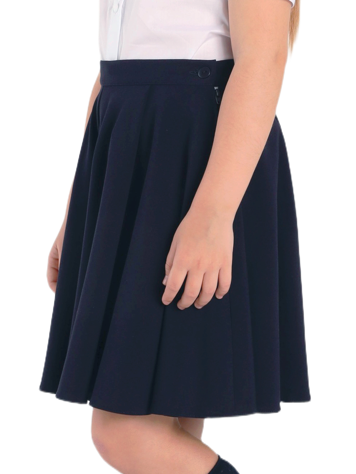 Юбка-шорты для девочки О76454 (синий)