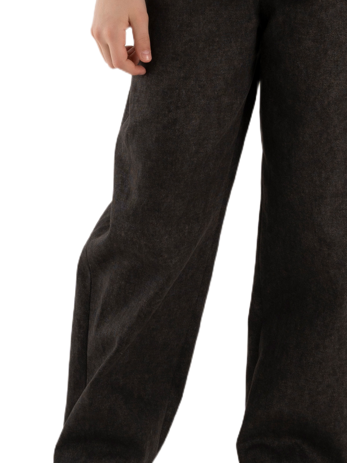 Брюки для девочки О67081 (черный)