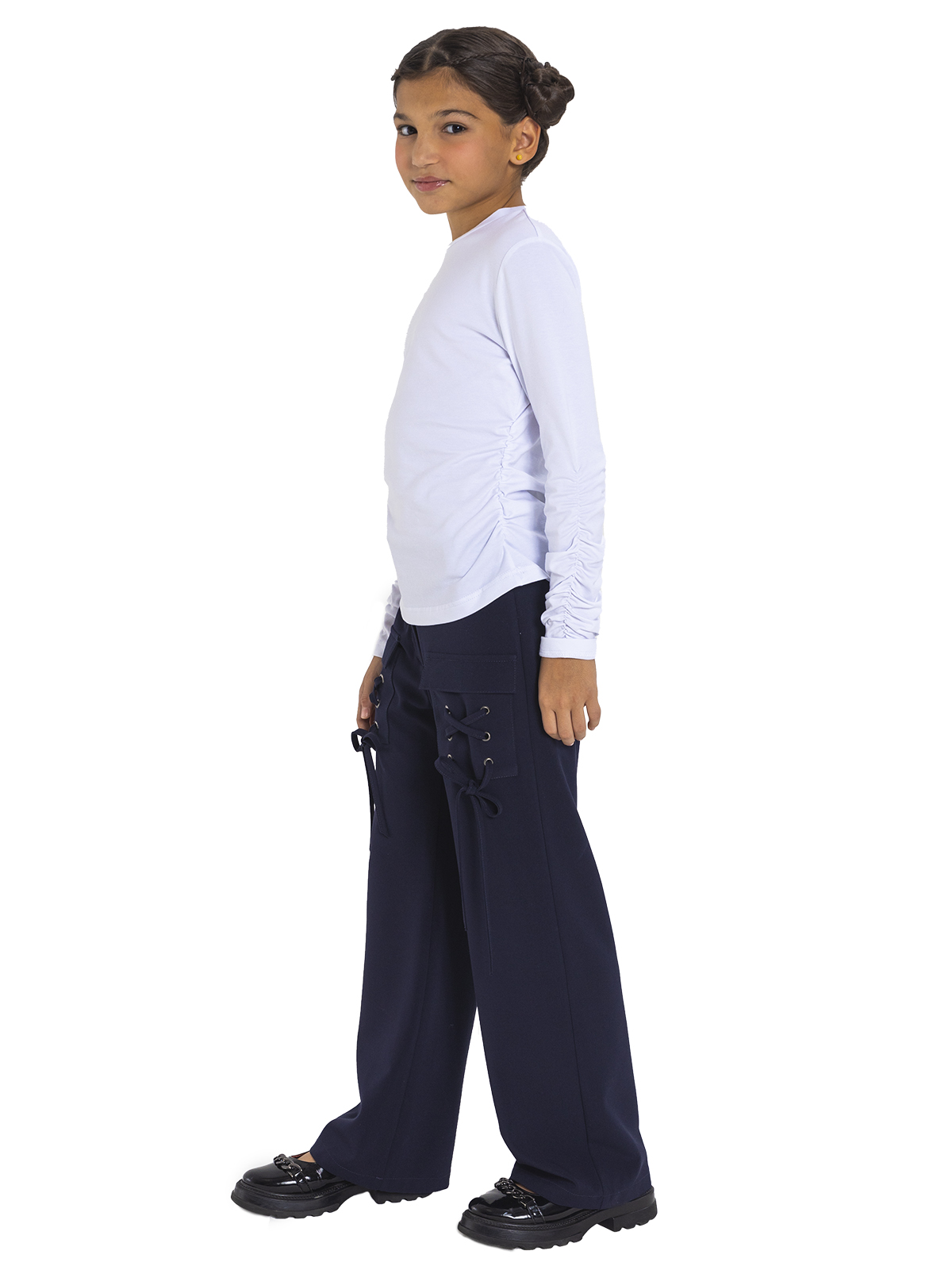 Джемпер для девочки О77050 (белый)