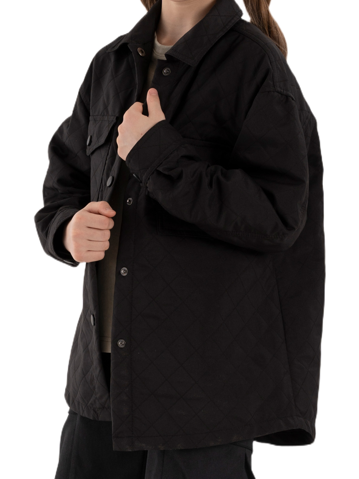 Куртка для девочки О66184 (черный)