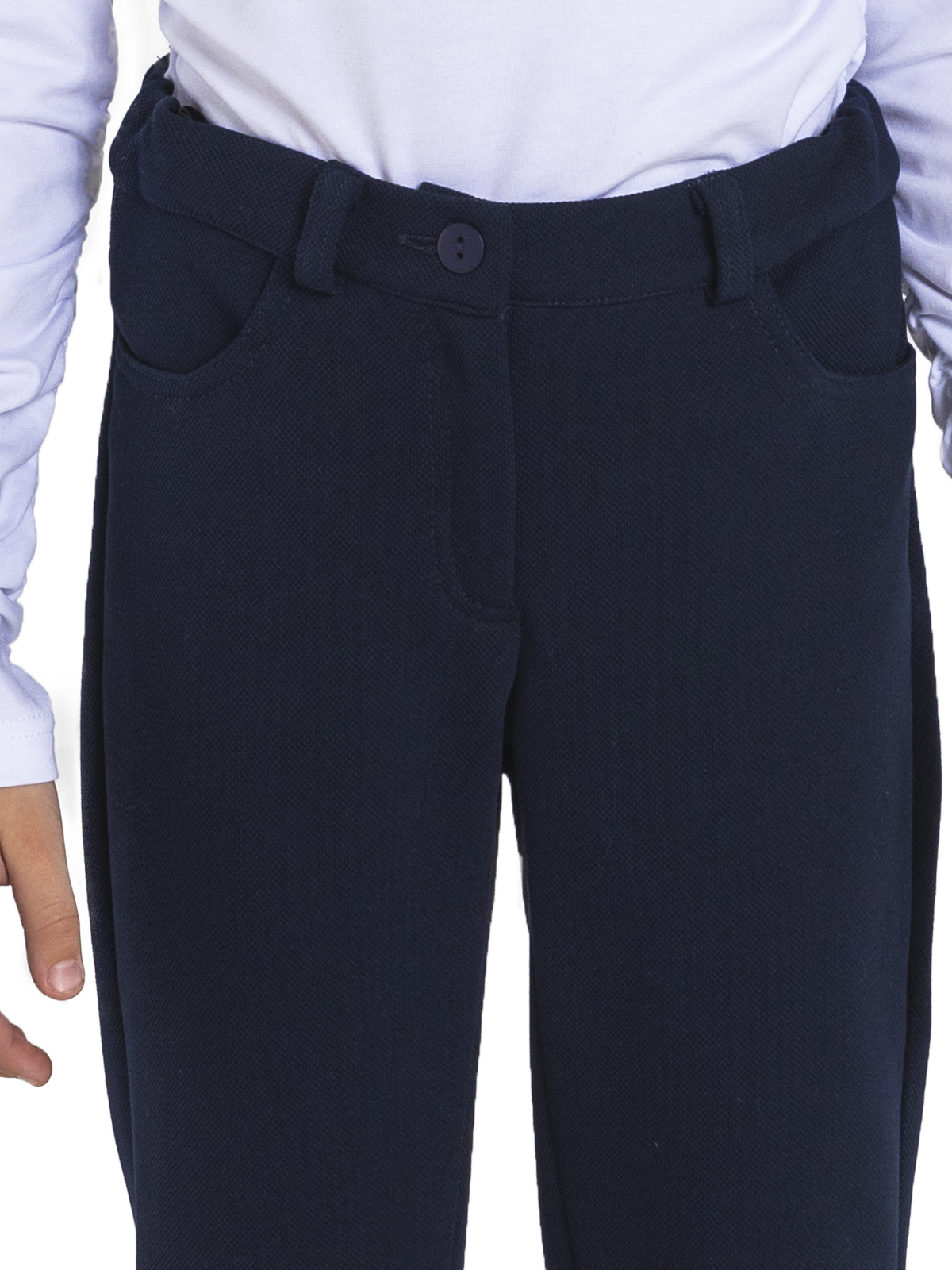 Брюки для девочки О77063 (синий)